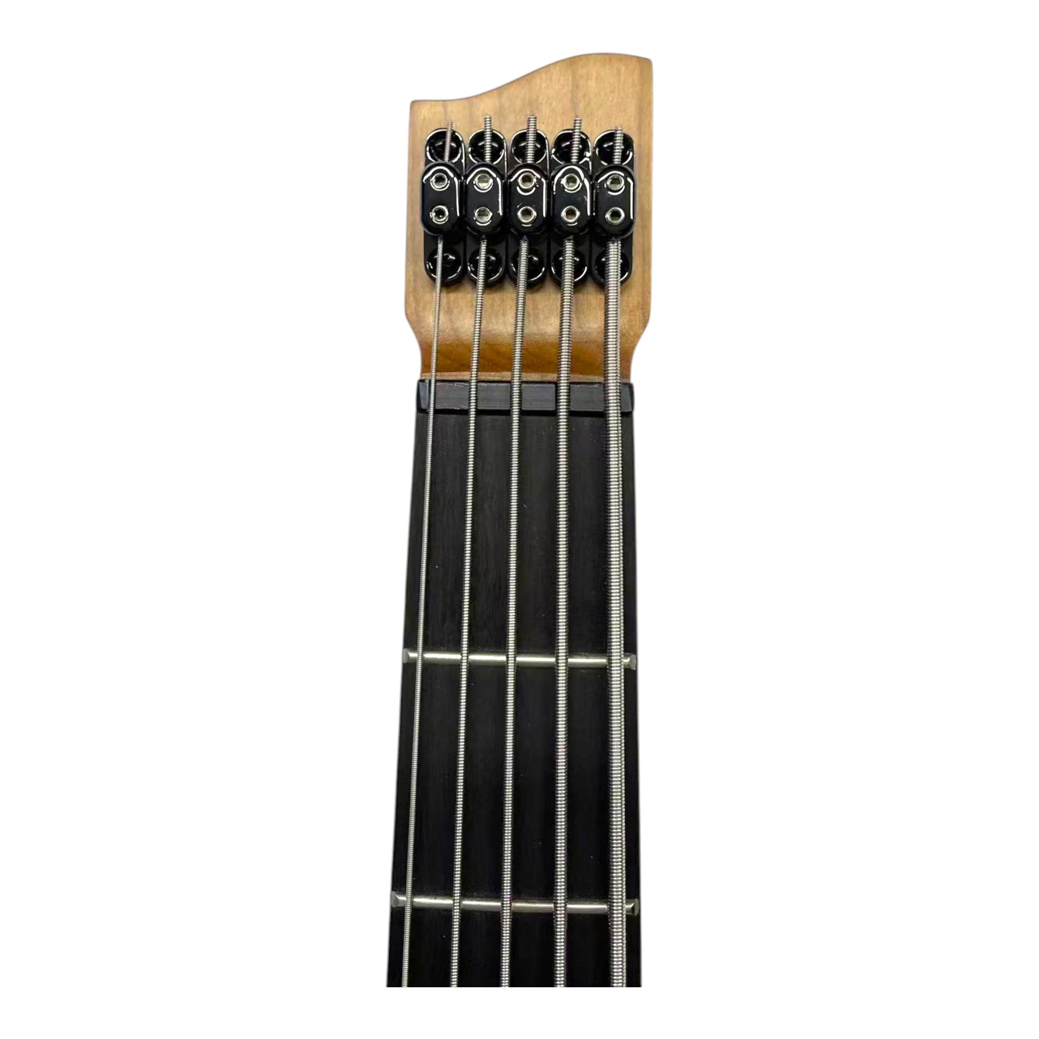 Haze HB5 “Emerald” Left-Handed Headless 5-String Electric Bass – Active BJ-80 Pickups – Snowflake Green – HB5SGLH