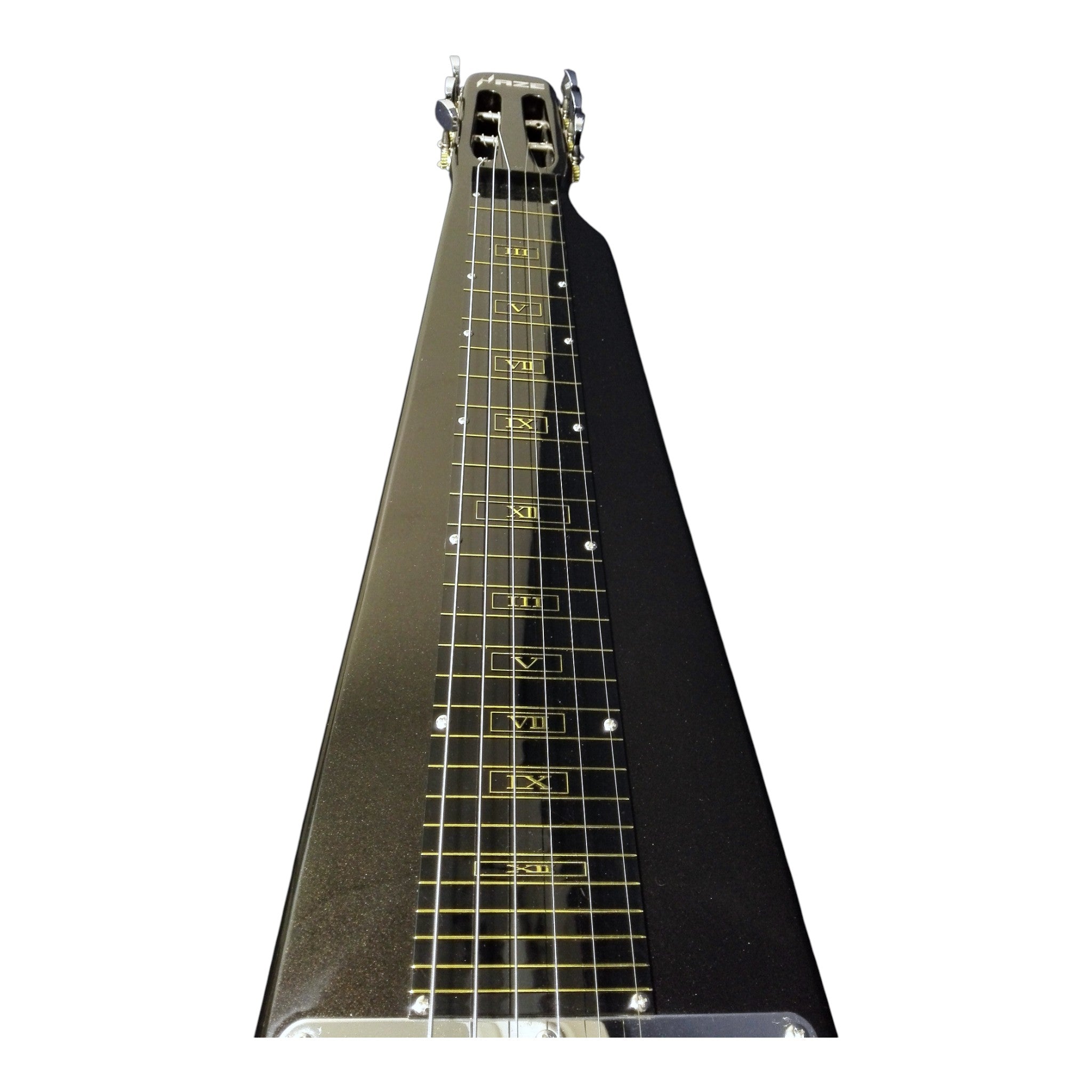 Haze HSLT1930 Metallic Black Lap Steel Electric Guitar + 10W Amp. (Optional)