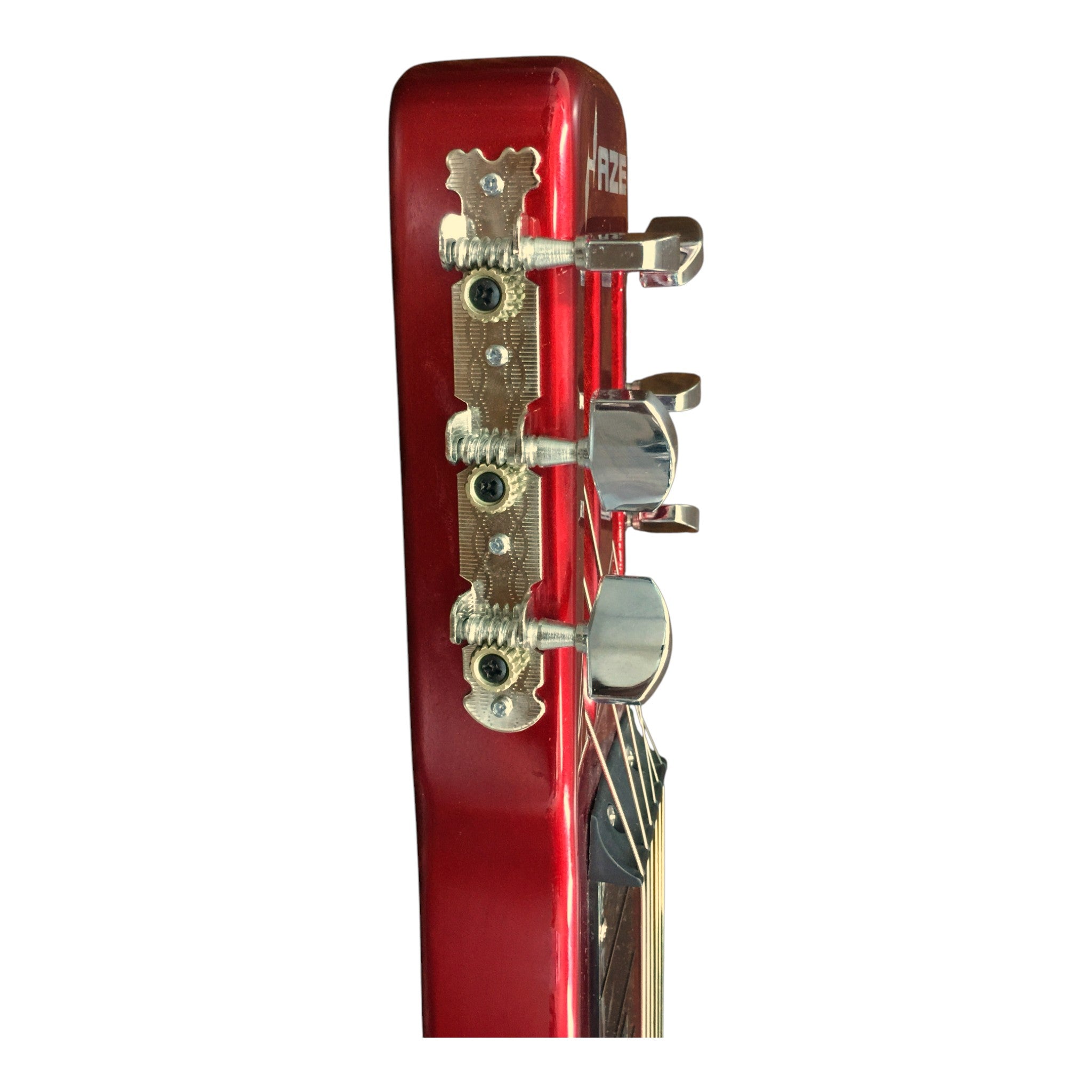 Haze HSLT1930 Metallic Red Lap Steel Electric Guitar + 10W Amp. (Optional)