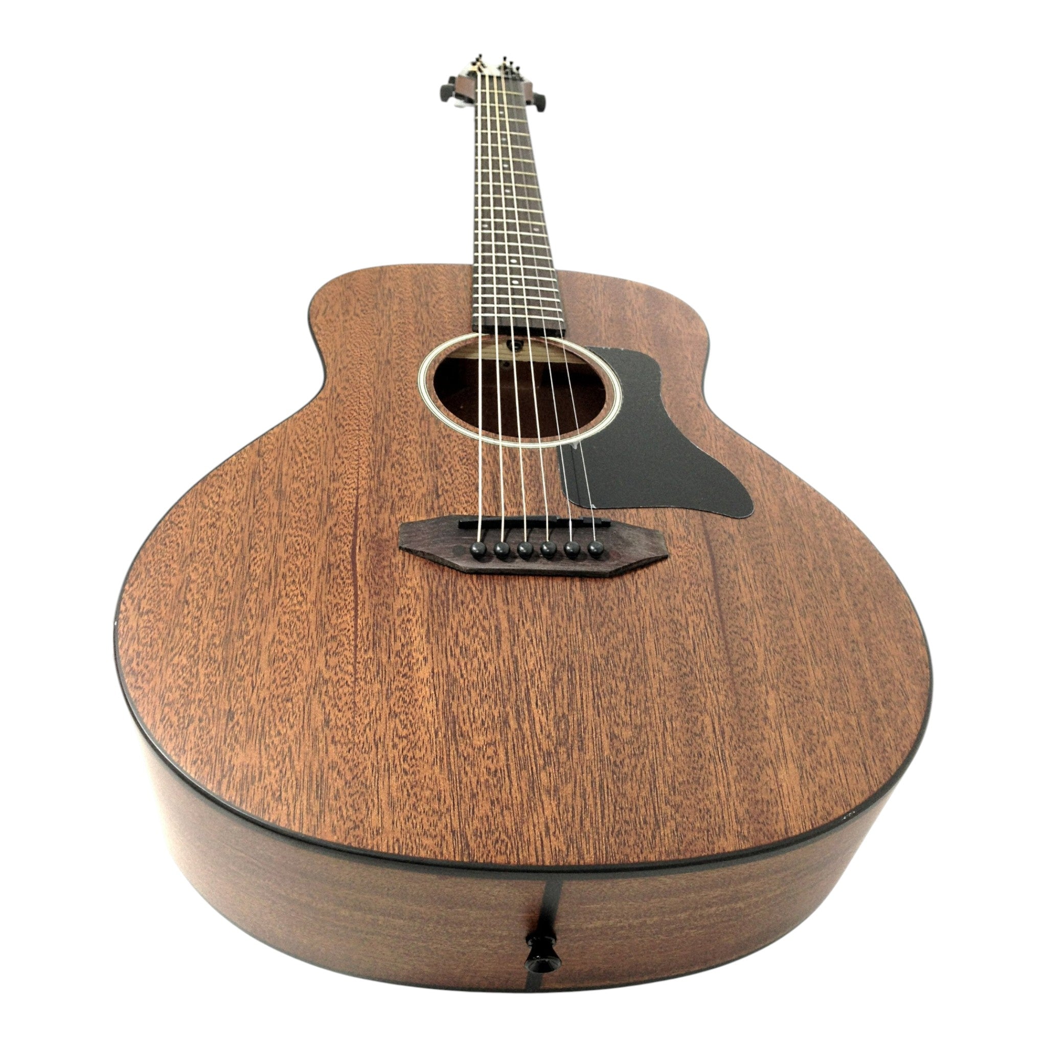 Haze HSTML 34"/36" Traveler Arched-Back Thin-V Neck Acoustic Guitar - Natural