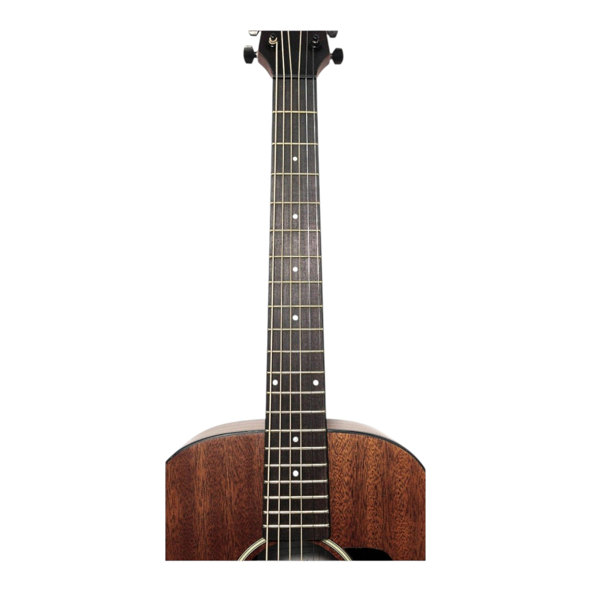 Haze HSTML 34"/36" Traveler Arched-Back Thin-V Neck Acoustic Guitar - Natural