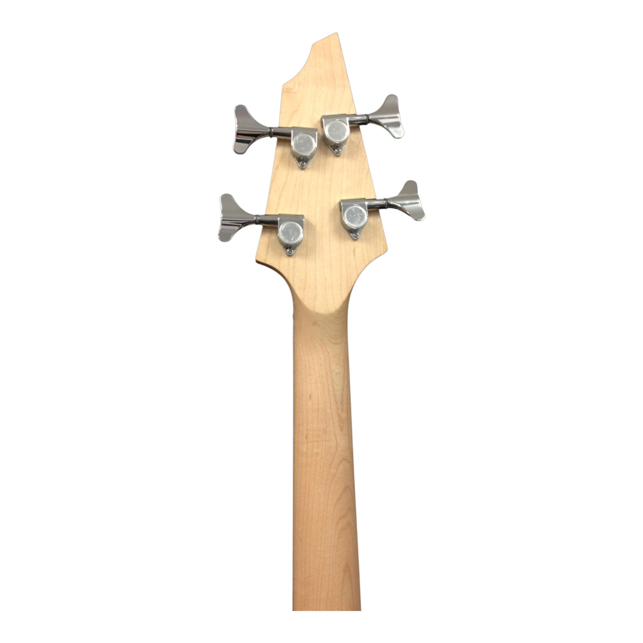 Haze Single-Coil Solid White Poplar Hybrid Electric Bass Guitar - Blue HYBRID4PJ