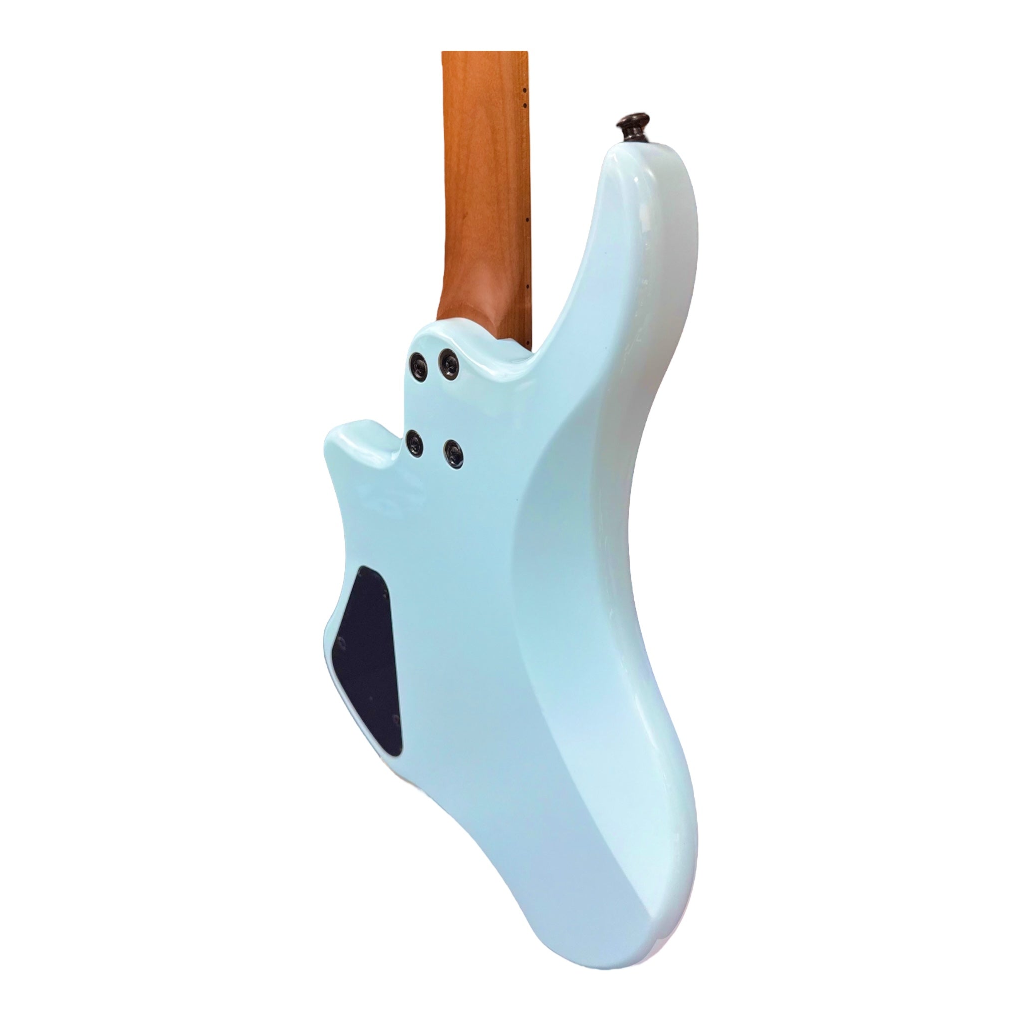 Haze HL1A Light Blue Headless Electric Guitar with Split Coil