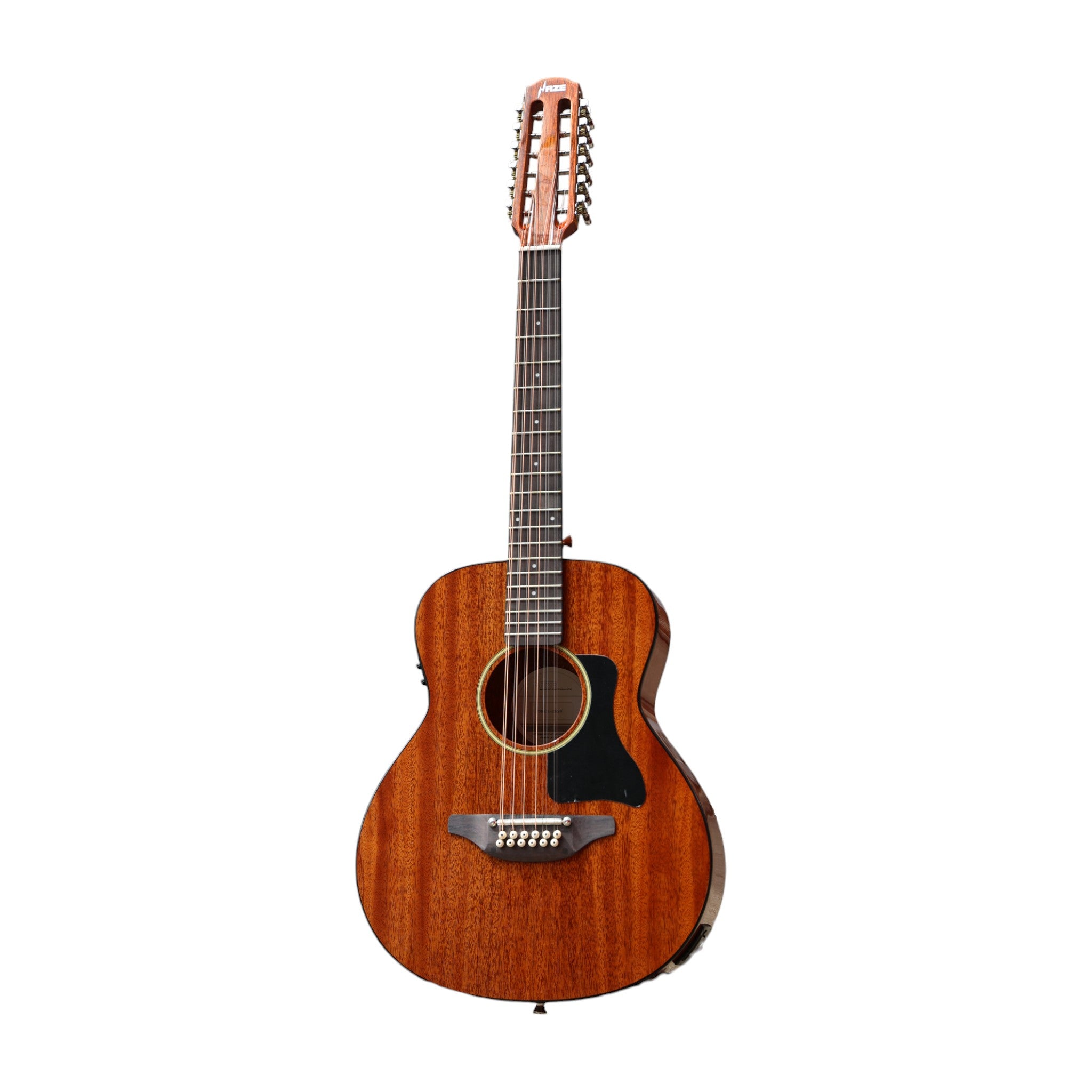 Haze P30411112EQN 12-String 36" Saddle Height Adjustable Acoustic Guitar - Natural