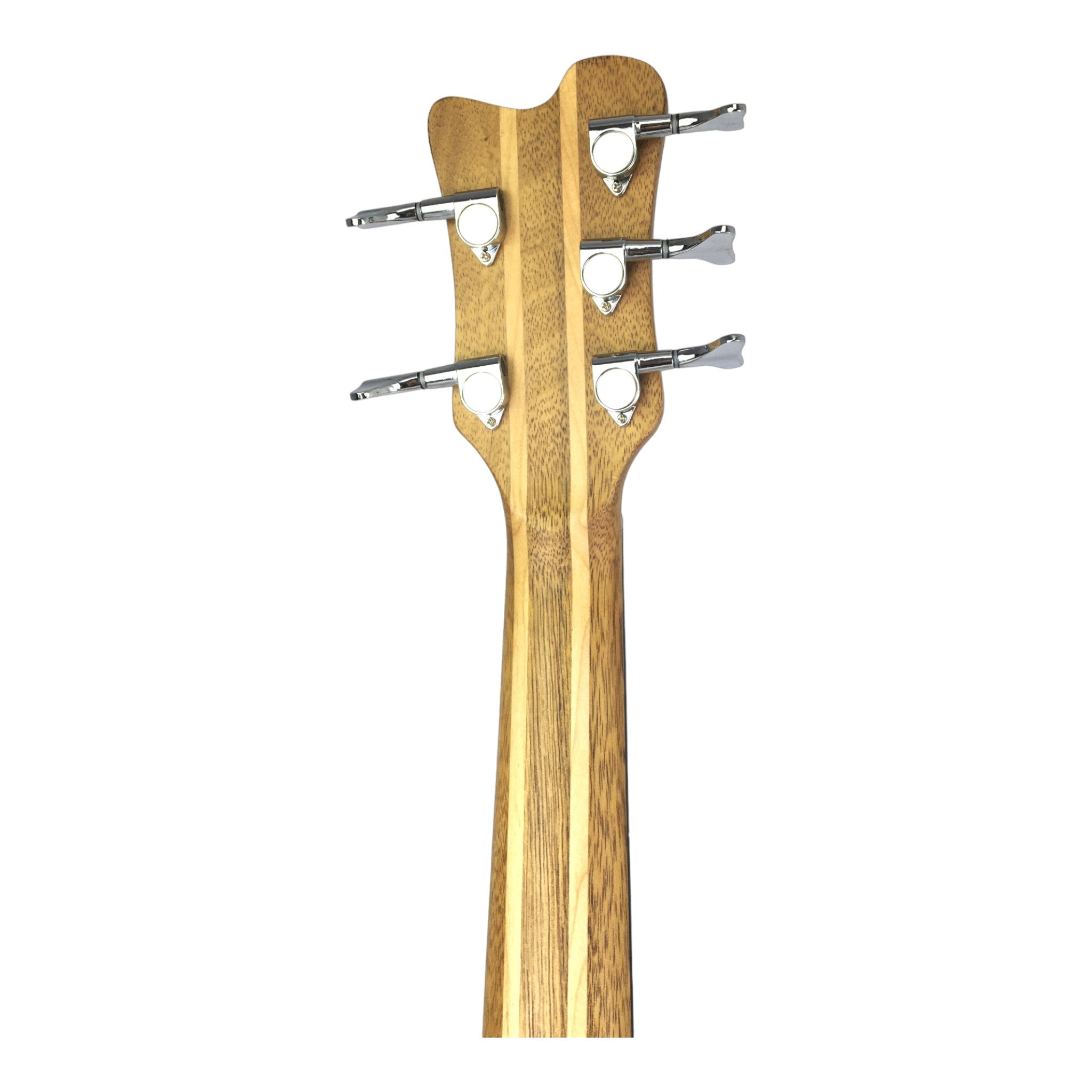 Haze 5-String Active Humbucker Padauk Wood WR Electric Bass Guitar - Natural SBG368N