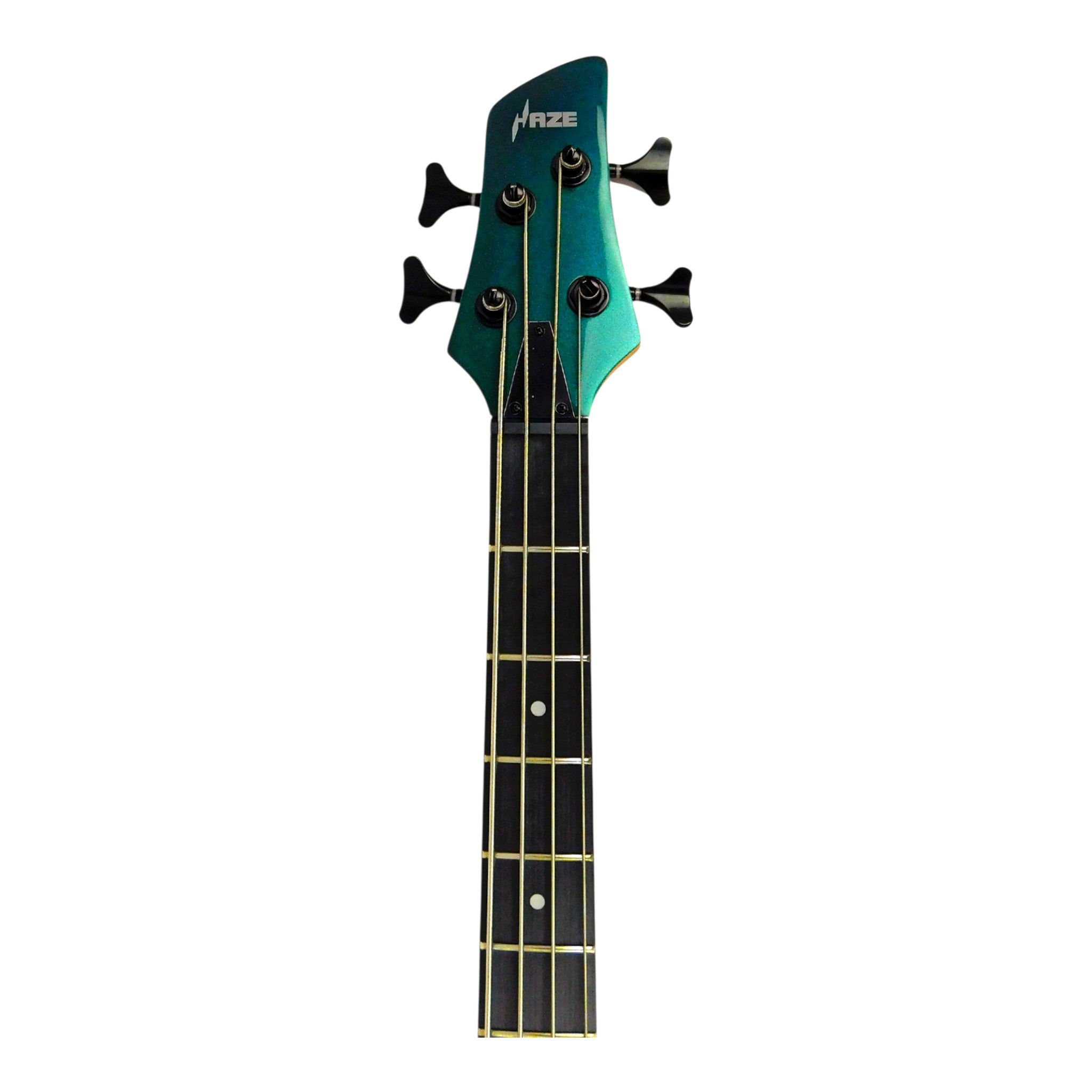 Haze Chameleon Split/Single Coil Solid Basswood J-Style Electric Bass Guitar SBG385V Accessories & CUBEBABY Pedal (Optional)