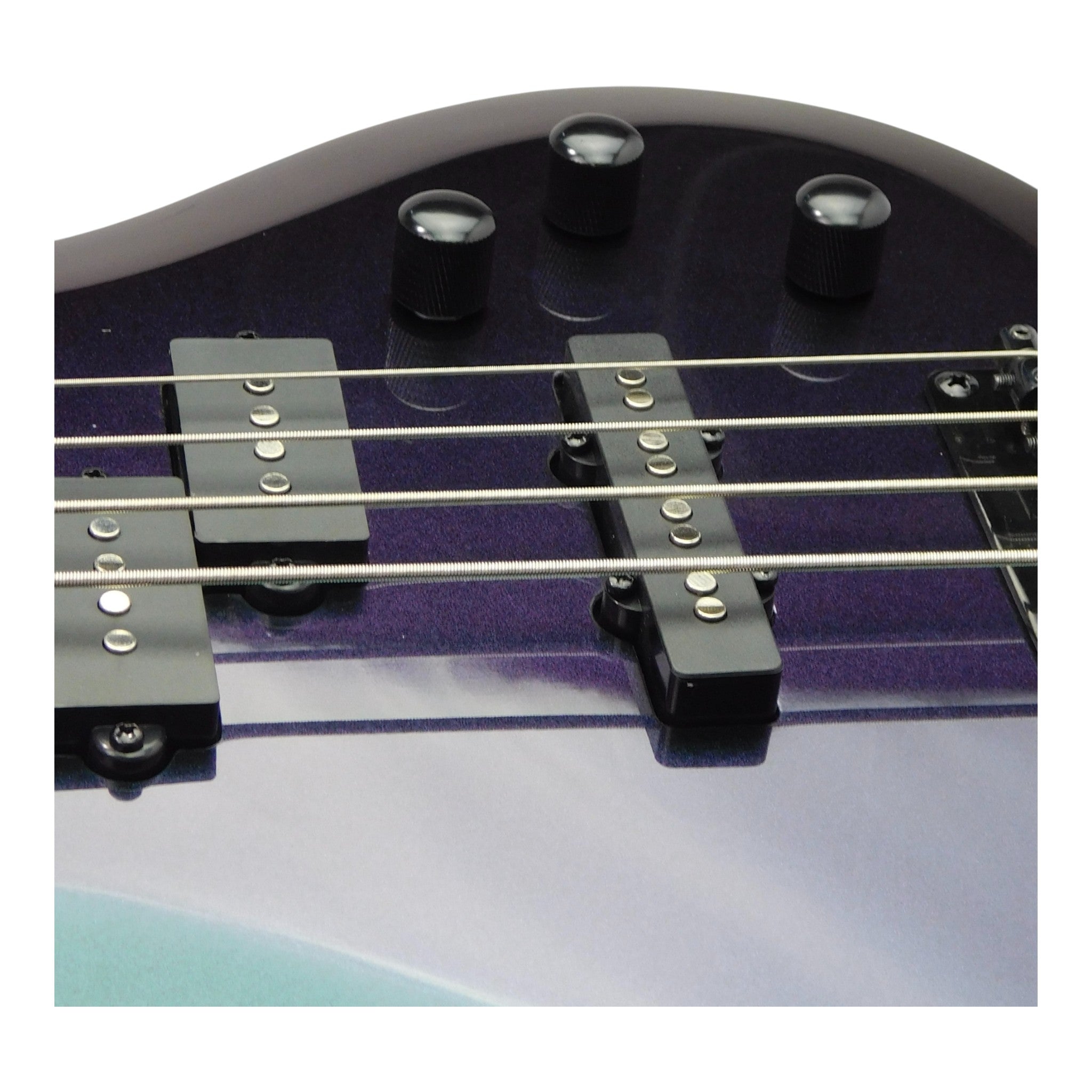 Haze Chameleon Split/Single Coil Solid Basswood J-Style Electric Bass Guitar SBG385V Accessories & CUBEBABY Pedal (Optional)