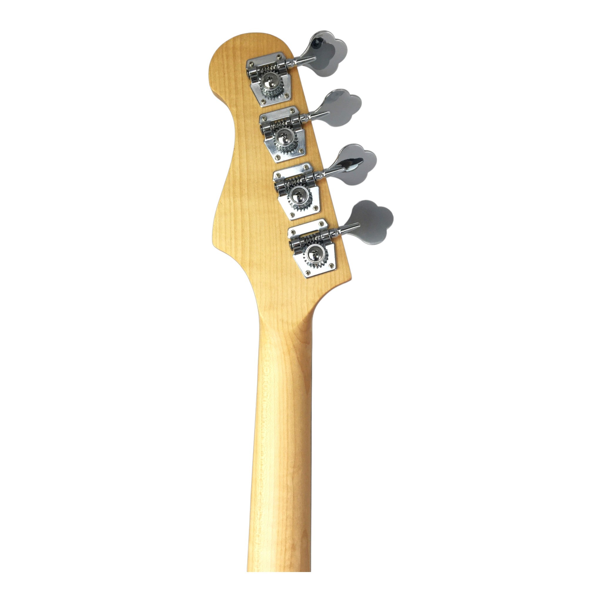 Haze Single-Coil Solid Basswood J-Style Electric Bass Guitar - Sunburst SBG387BS
