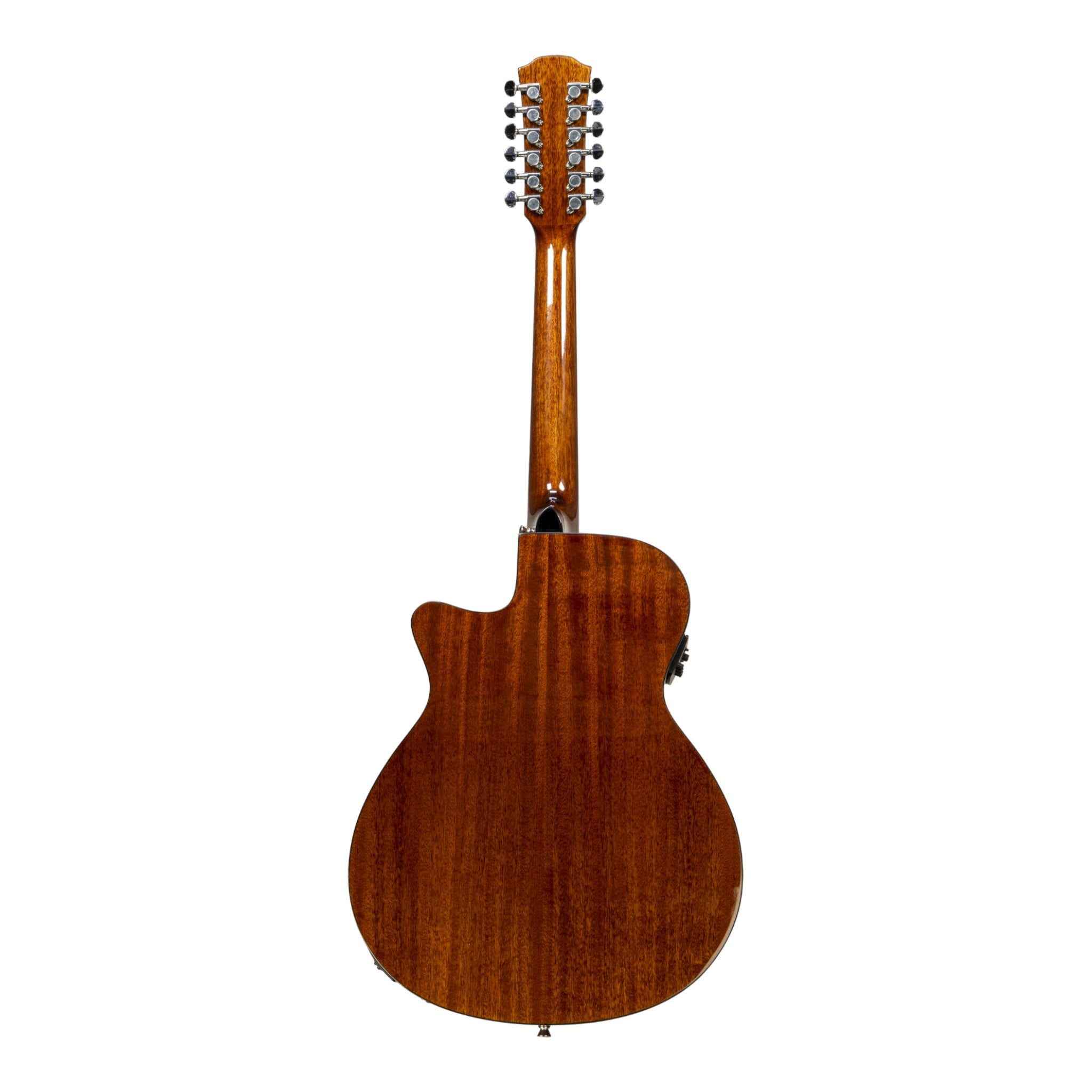 Haze SDG82812CHEQSN Hybrid Acoustic – Electric 12 string Guitars Humbucker Saddle Height Adjustable - Natural