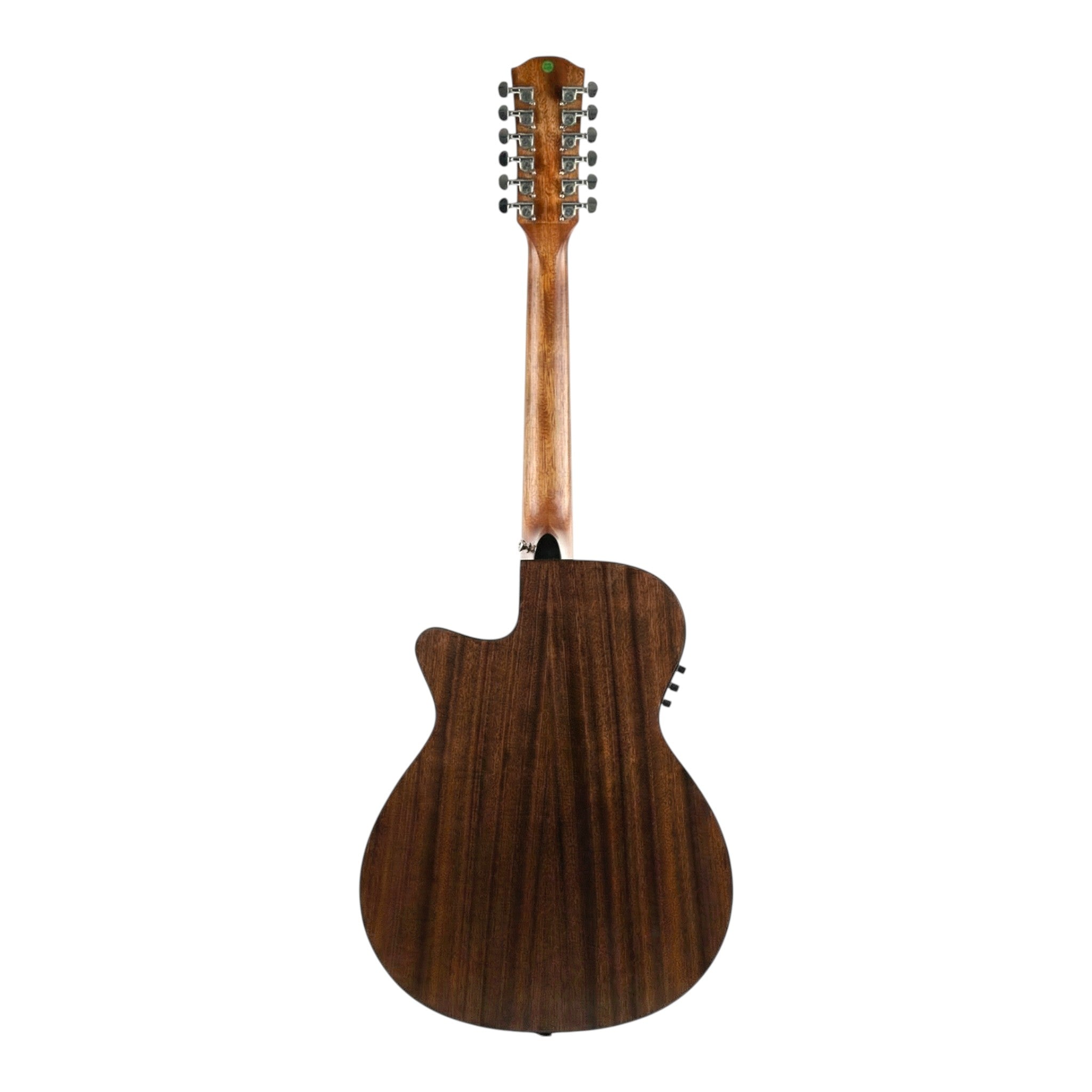 Haze SDG82712CEQSNVBT 12-String Solid Spruce Acoustic-Electric Guitar with Height Adjustable Saddle - Natural