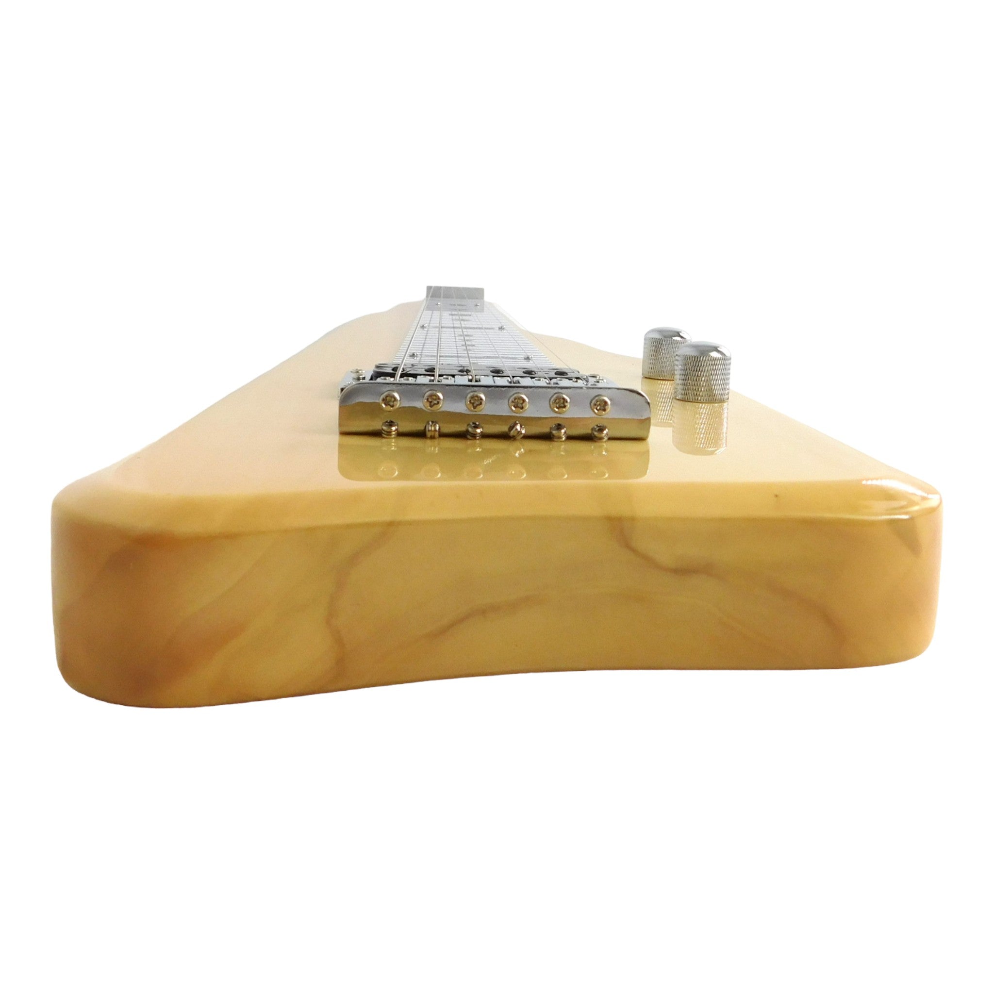 Haze SEG217N Natural Lap Steel Electric Guitar with Split Coil and Humbuckers