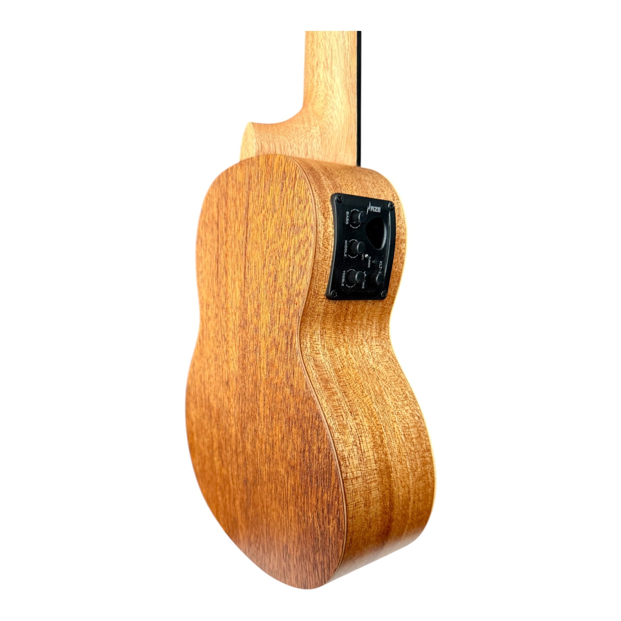 Haze UK120 Spruce Top Acoustic-Electric 21" Soprano Ukulele in Natural Matte - UK12021EQ