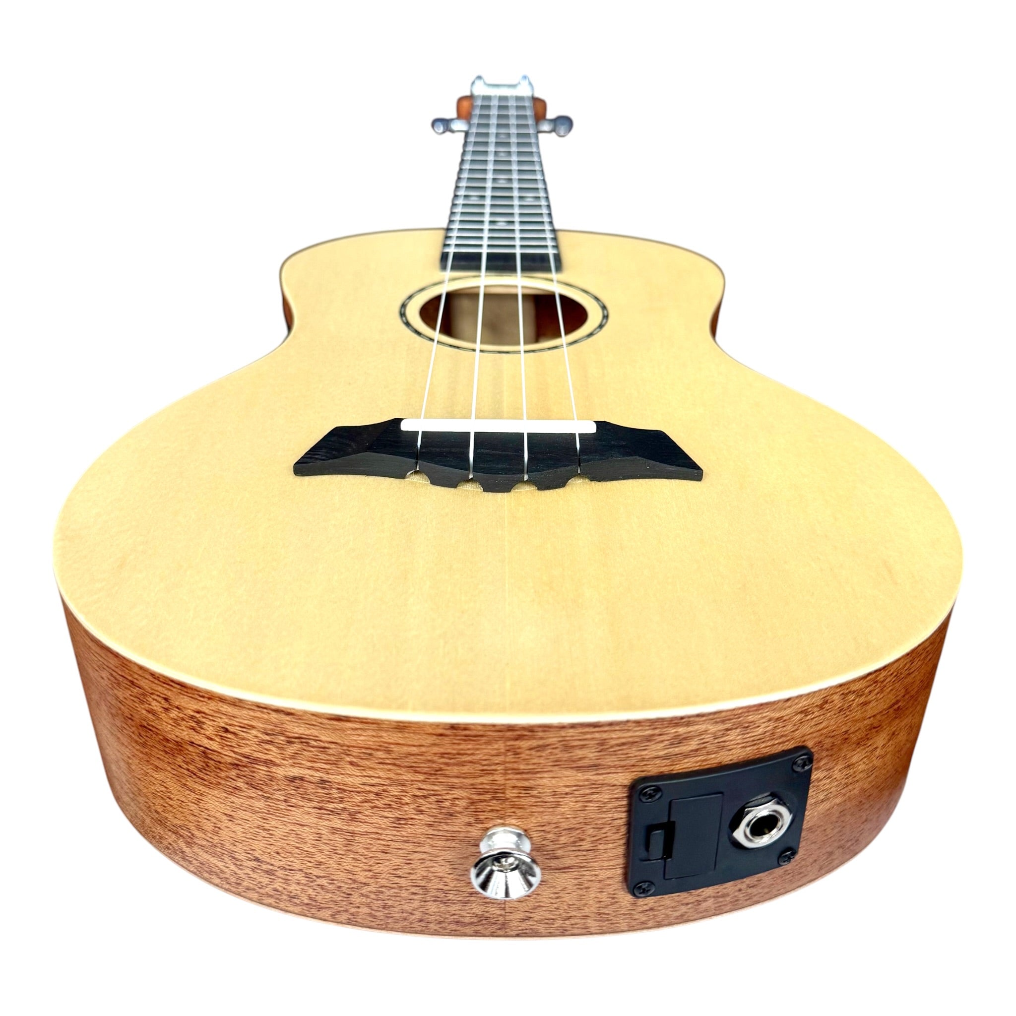 Haze UK120 Spruce Top Acoustic-Electric 26" Tenor Ukulele in Natural Matte - UK12026EQ