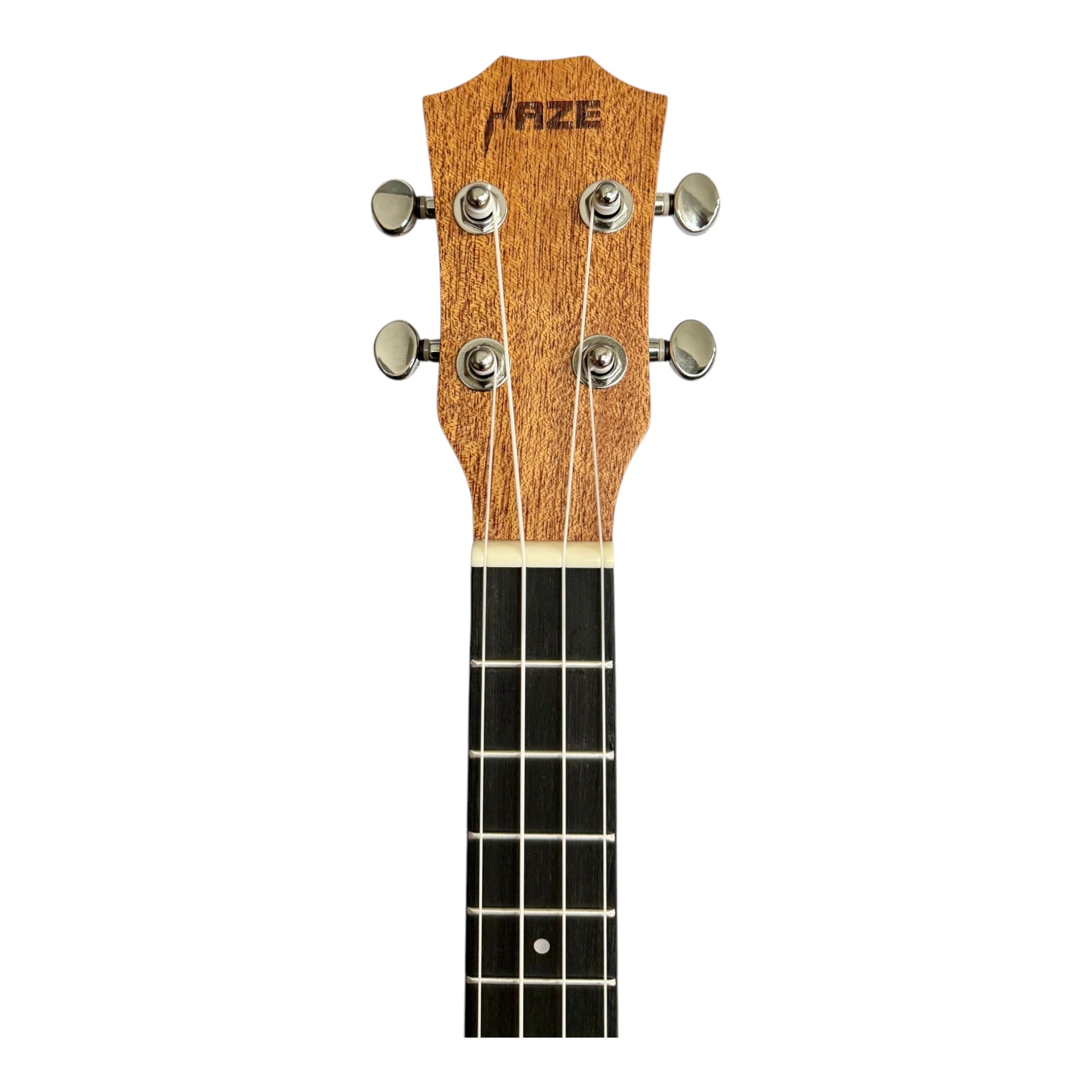 Haze UK450 Solid Spruce Top Acoustic-Electric 23" Concert Ukulele with Bevelled Armrest - UK45023EQ