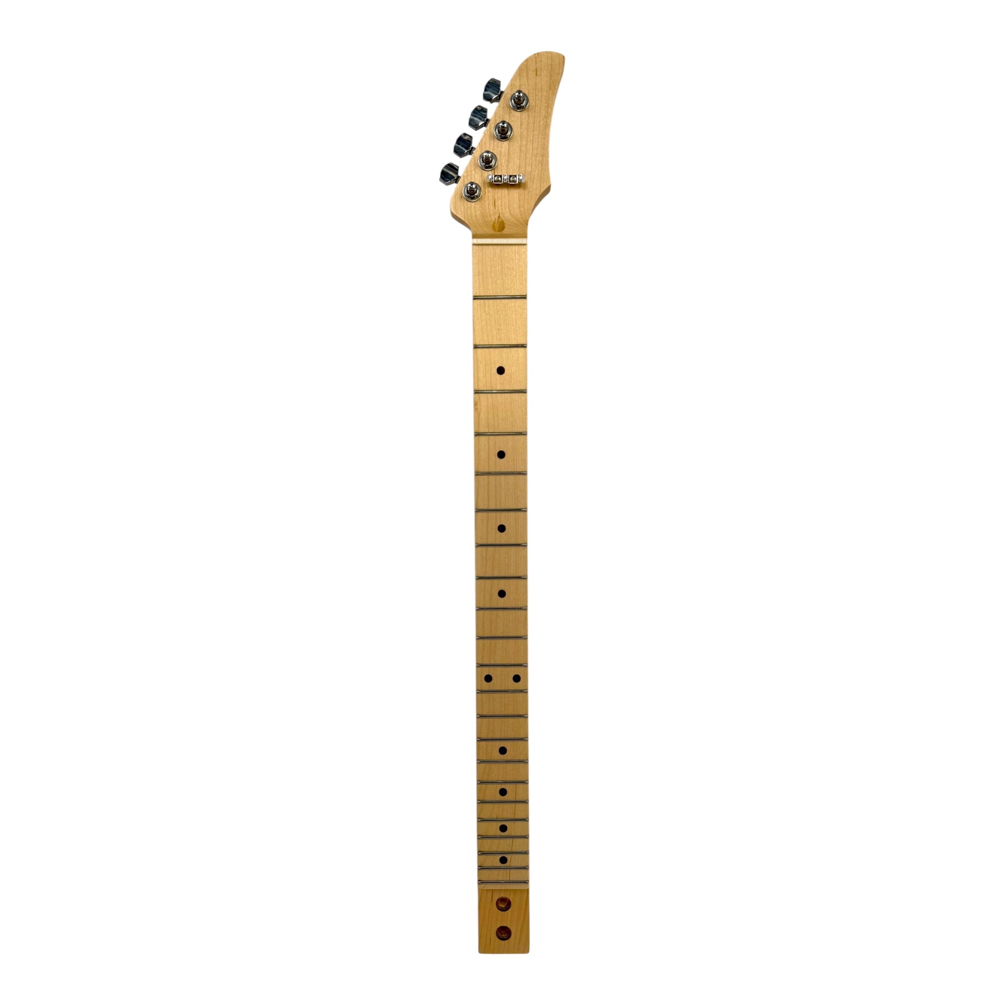 Haze X4 "Blues" Mahogany Body 4-String Electric Cigar Box Guitar Complete DIY Kit - Passive Single Coil Pickup