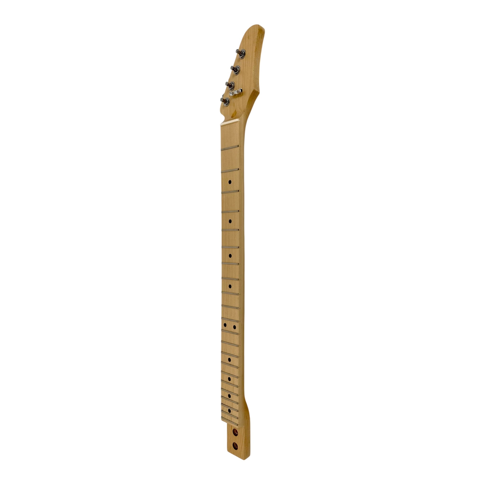Haze X4 "Blues" Mahogany Body 4-String Electric Cigar Box Guitar Complete DIY Kit - Passive Single Coil Pickup