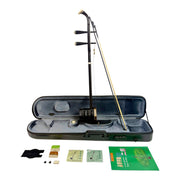 Hua Yin 华音 HY132 “Midnight Crescent” Ebony Erhu - Premium Travel Hard Case - Intermediate Series