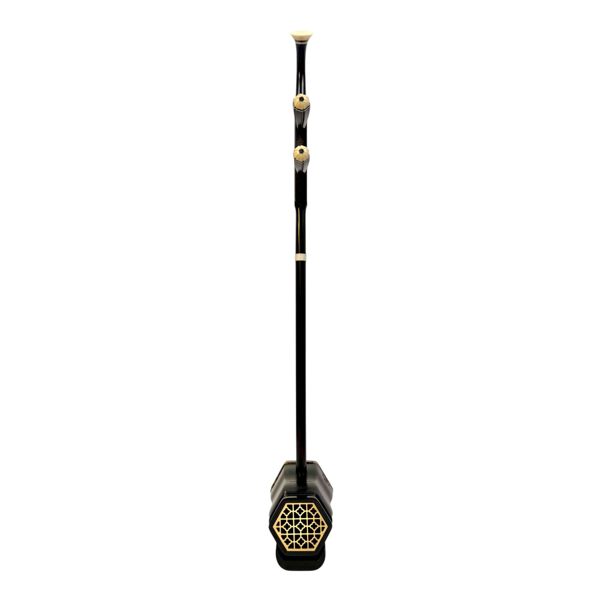 Hua Yin 华音 HY132 “Midnight Crescent” Ebony Erhu - Premium Travel Hard Case - Intermediate Series