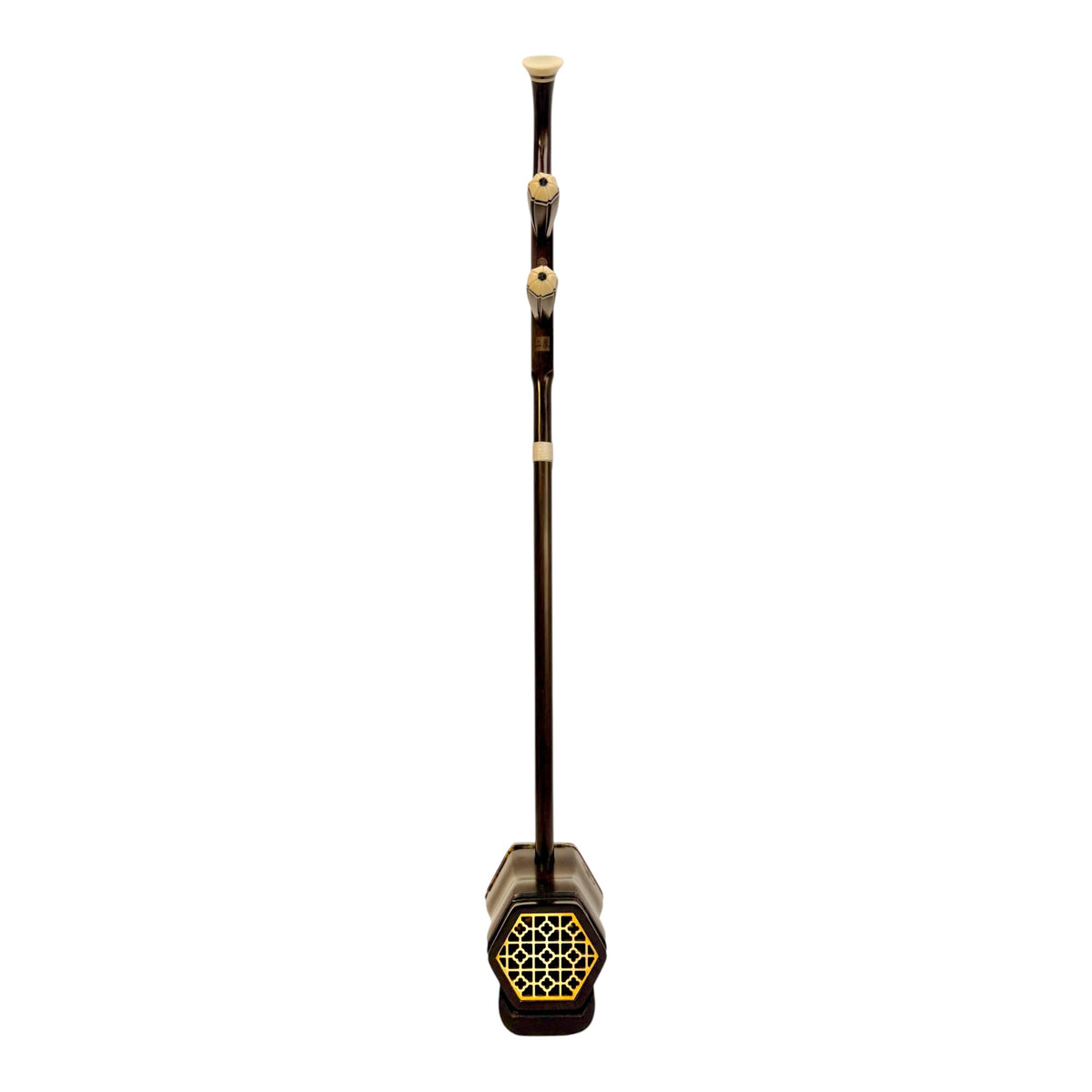 Hua Yin 华音 HY132EQ "Twilight Crest" Ebony Erquan Erhu - Premium Travel Hard Case - Professional Series