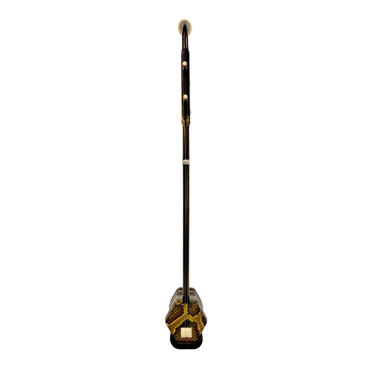 Hua Yin 华音 HY132G6 “Moon Crescent” Cheng Guibao Erhu with Dark Coffee Finish - Premium Travel Hard Case - Intermediate Series