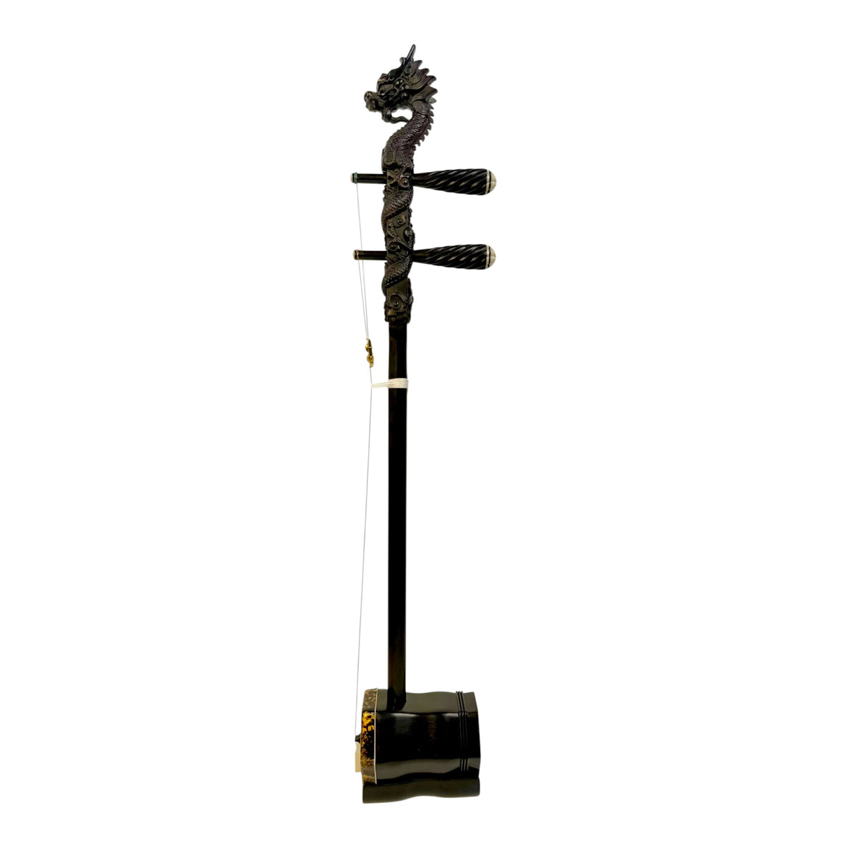 Hua Yin 华音 HY132L2 "Ruyi Dragon" Ebony Erhu - Premium Travel Hard Case - Professional Series