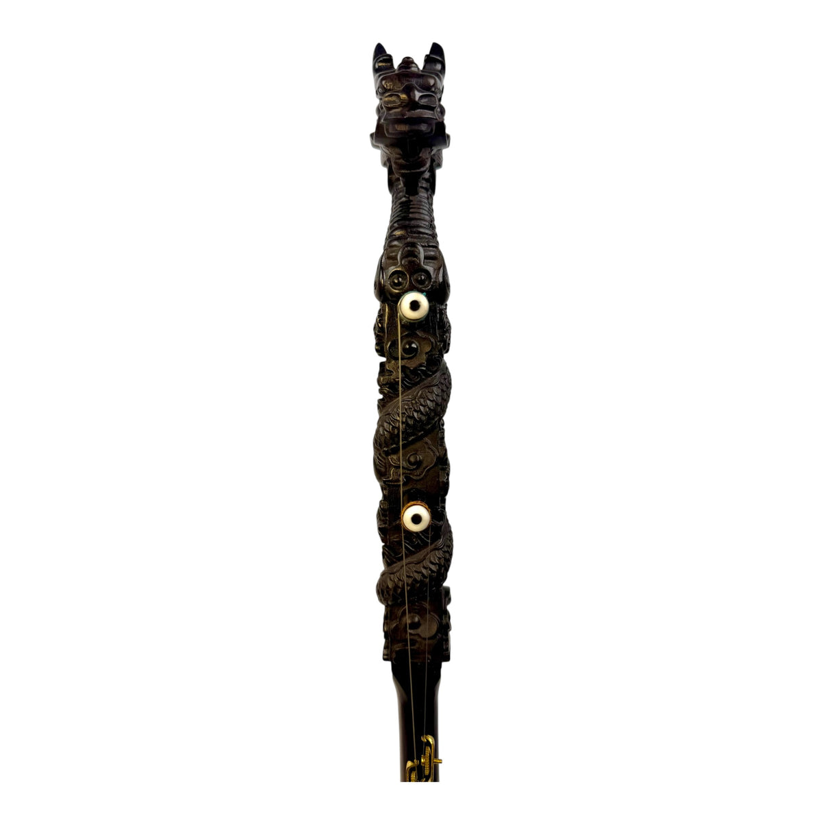 Hua Yin 华音 HY132L2 "Ruyi Dragon" Ebony Erhu - Premium Travel Hard Case - Professional Series