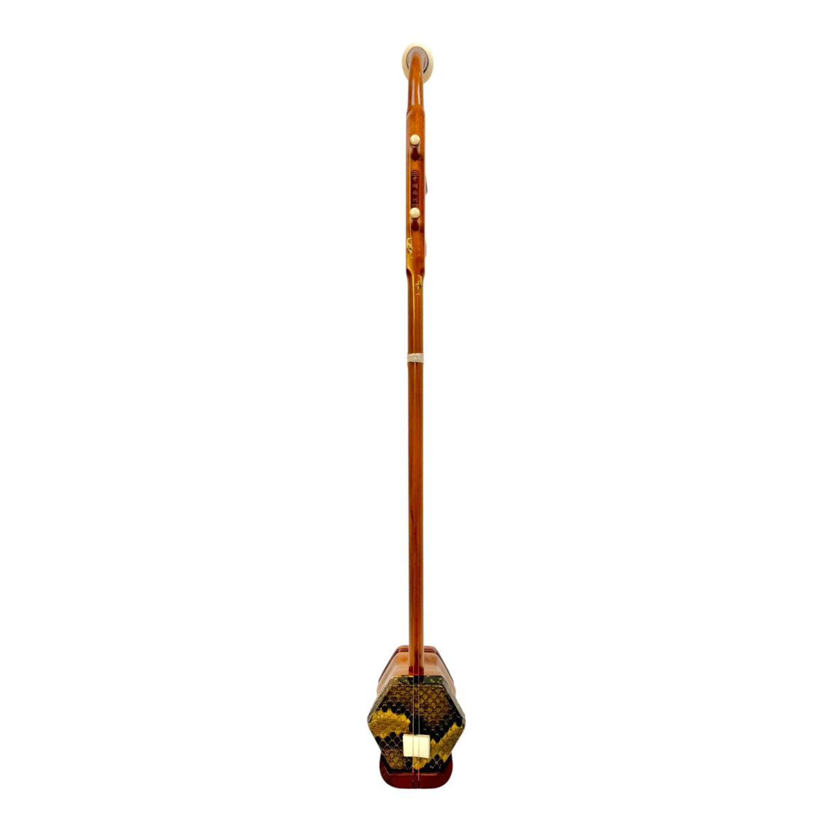 Hua Yin 华音 HY133 “Golden Crescent” Burmese Huanghuali Erhu in Natural Rosewood Finish - Premium Travel Hard Case - Intermediate Series