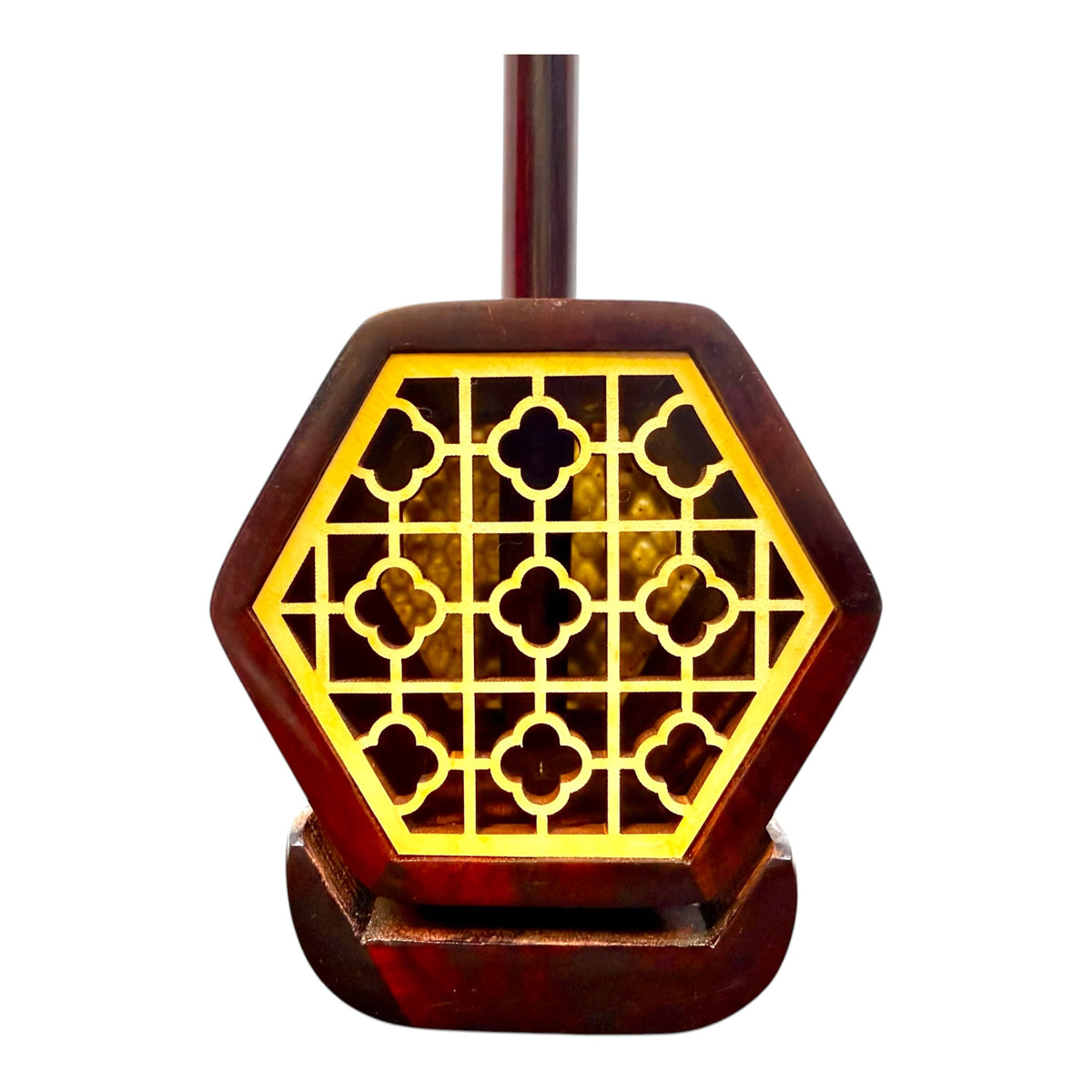 Hua Yin 华音 HY134B "Sunrise Crest" Zitan Sandalwood Erhu - Premium Travel Hard Case - Professional Series