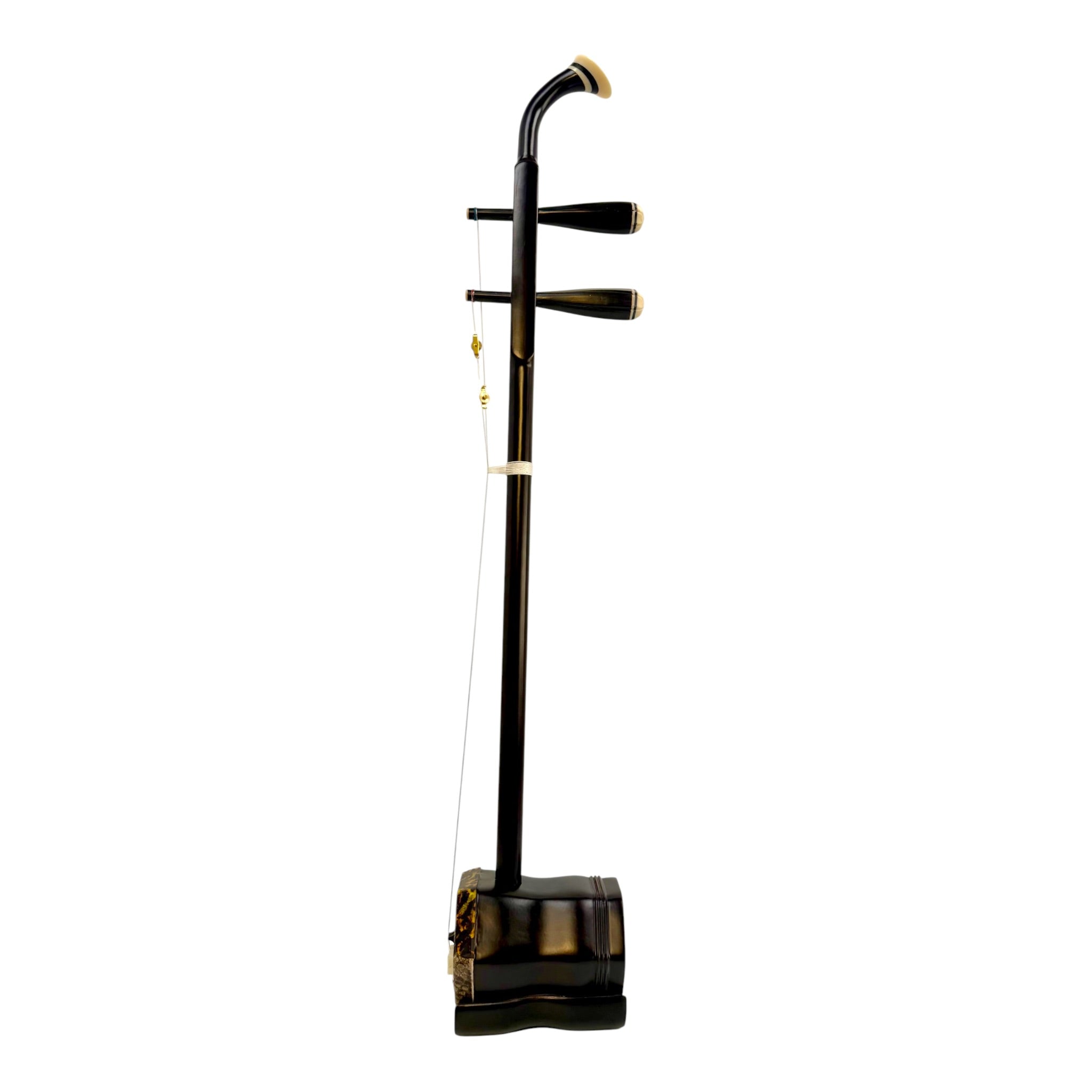 Hua Yin HY832 Rosewood-Style Erhu with Dark Coffee Finish - Hard Shell Case - Student Series