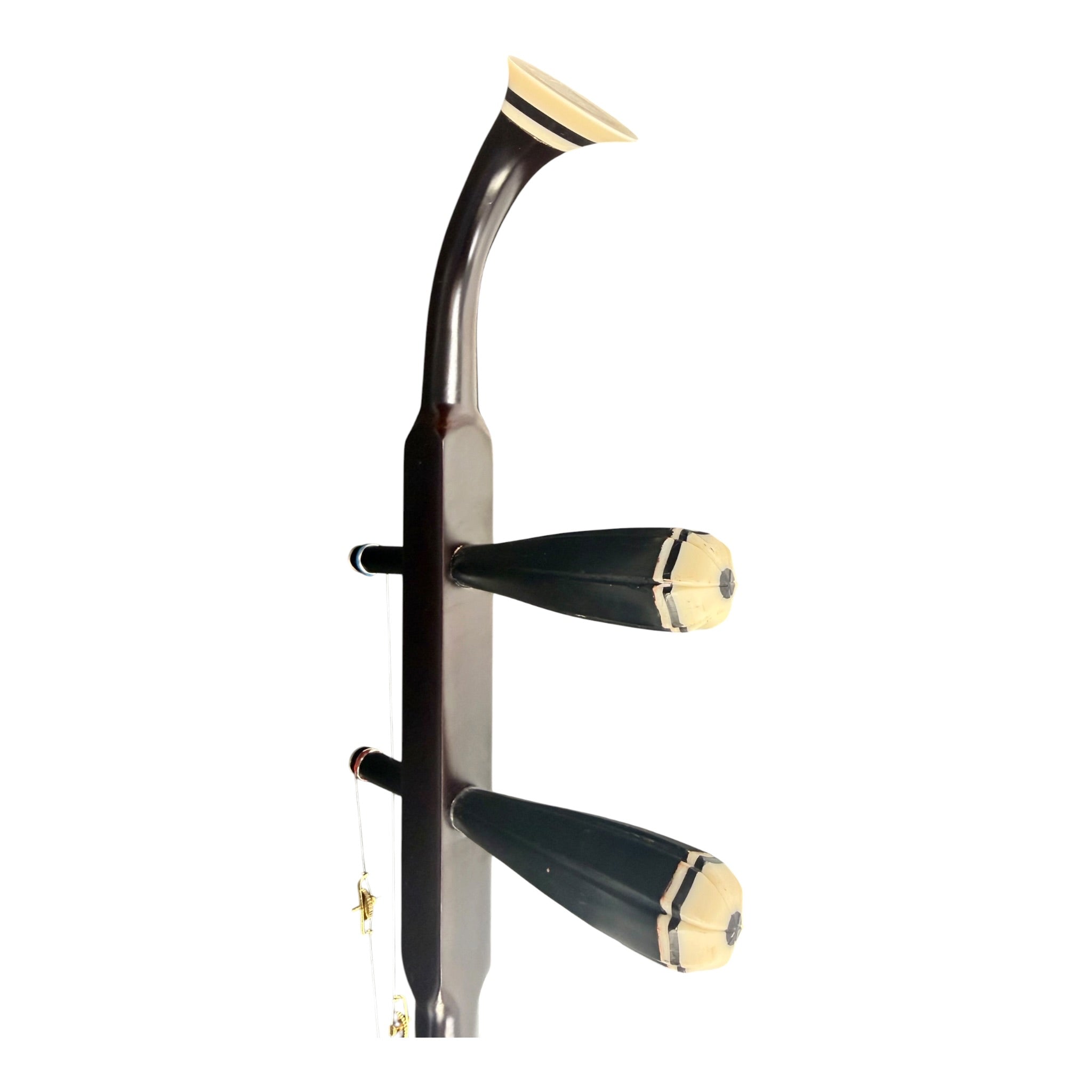 Hua Yin HY832 Rosewood-Style Erhu with Dark Coffee Finish - Hard Shell Case - Student Series
