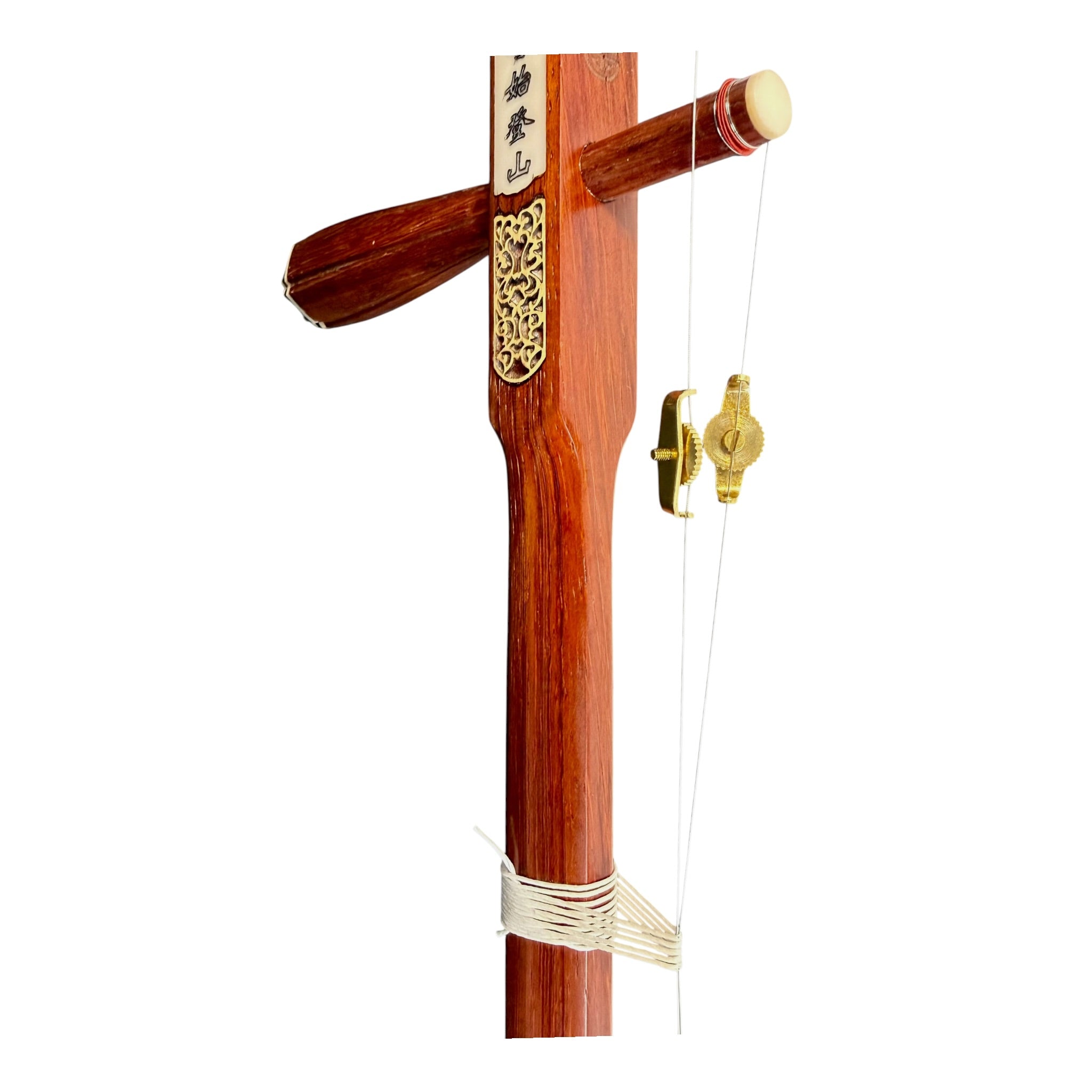 Hua Yin HYT822 African Rosewood Erhu with Carved Bone Inlays - Student Series