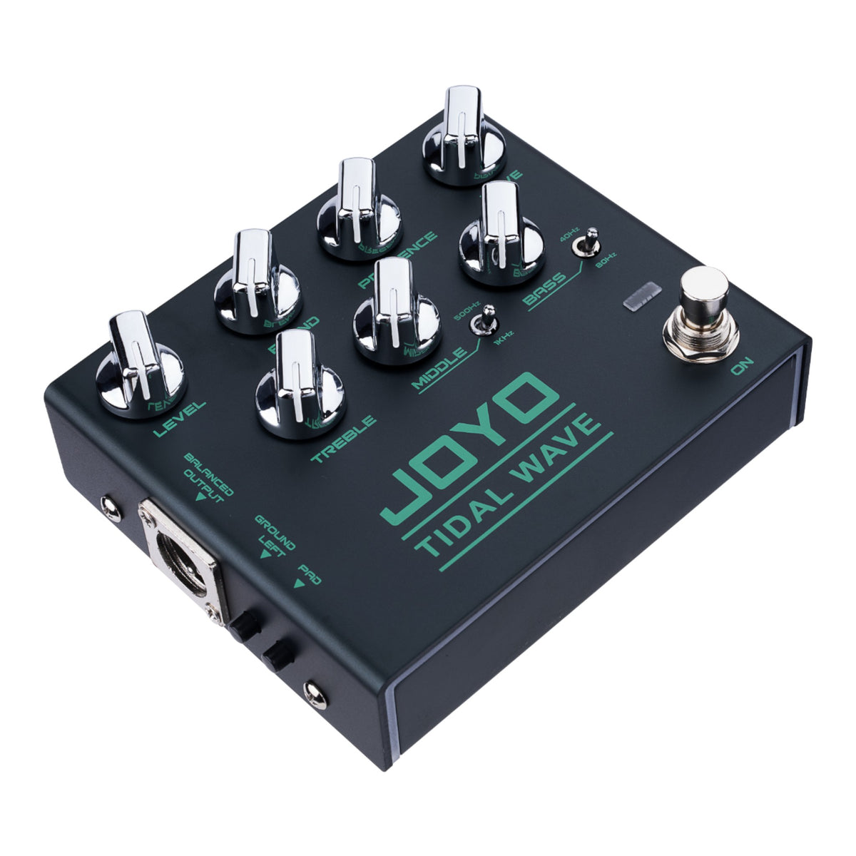 (PREORDER : EST LATE SEPT 2026) Joyo R30 "Tidal Wave" Bass Preamp & DI Pedal for 90's Bass Tone