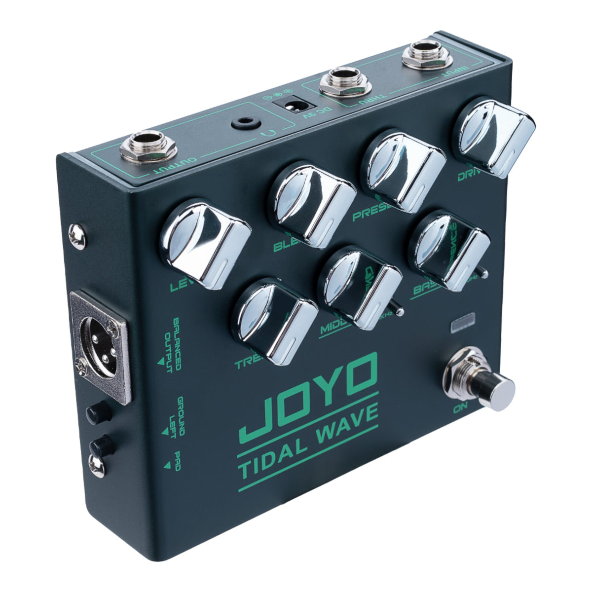 (PREORDER : EST LATE SEPT 2026) Joyo R30 "Tidal Wave" Bass Preamp & DI Pedal for 90's Bass Tone