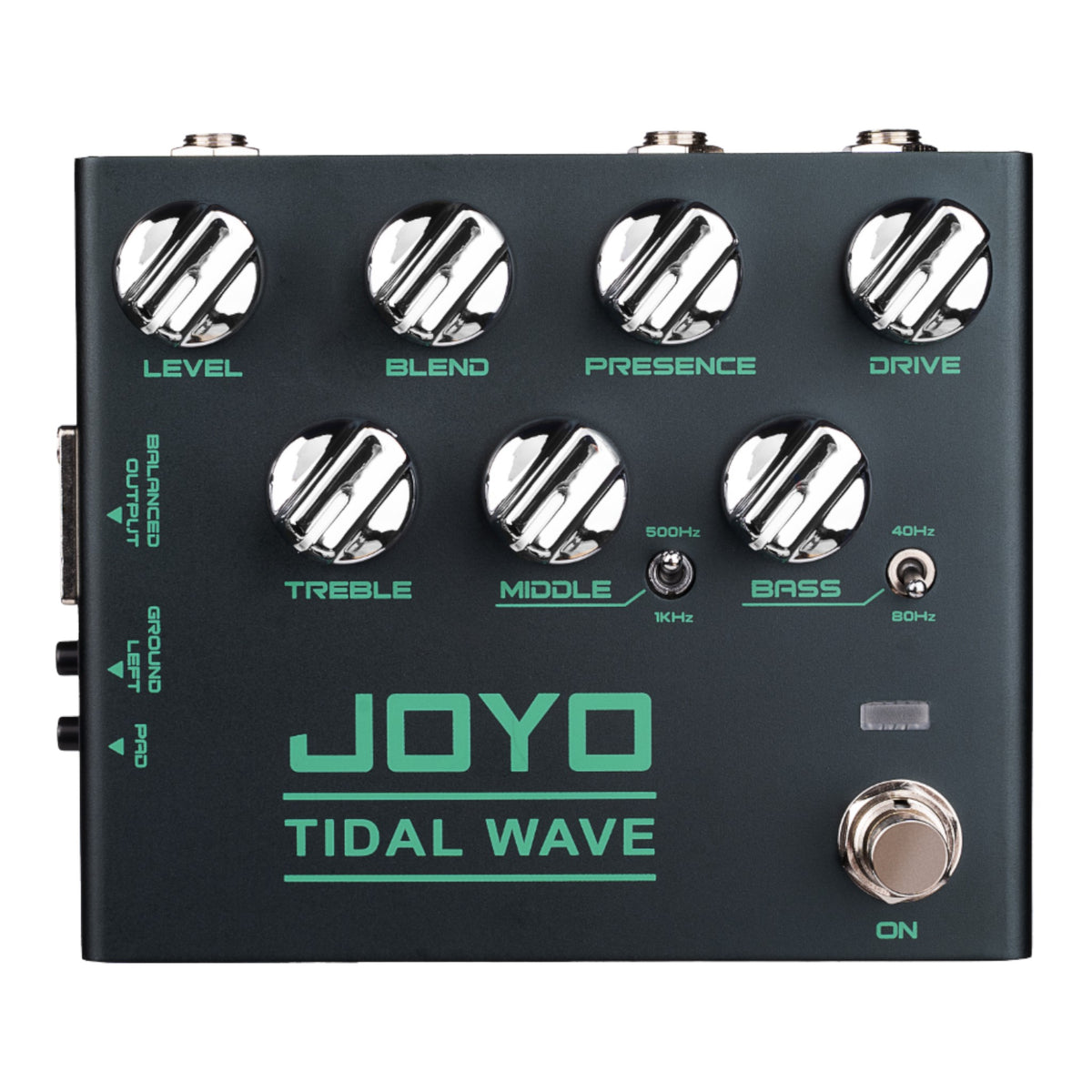 (PREORDER : EST LATE SEPT 2026) Joyo R30 "Tidal Wave" Bass Preamp & DI Pedal for 90's Bass Tone