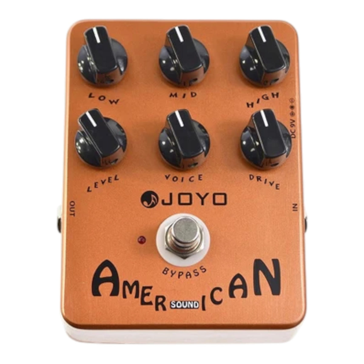 (PREORDER : EST LATE SEPT 2026) Joyo JF14 "American Sound" American-Style Tube Amp Simulator Pedal w/ 3-Band EQ