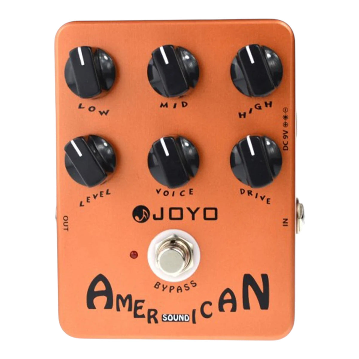 (PREORDER : EST LATE SEPT 2026) Joyo JF14 "American Sound" American-Style Tube Amp Simulator Pedal w/ 3-Band EQ