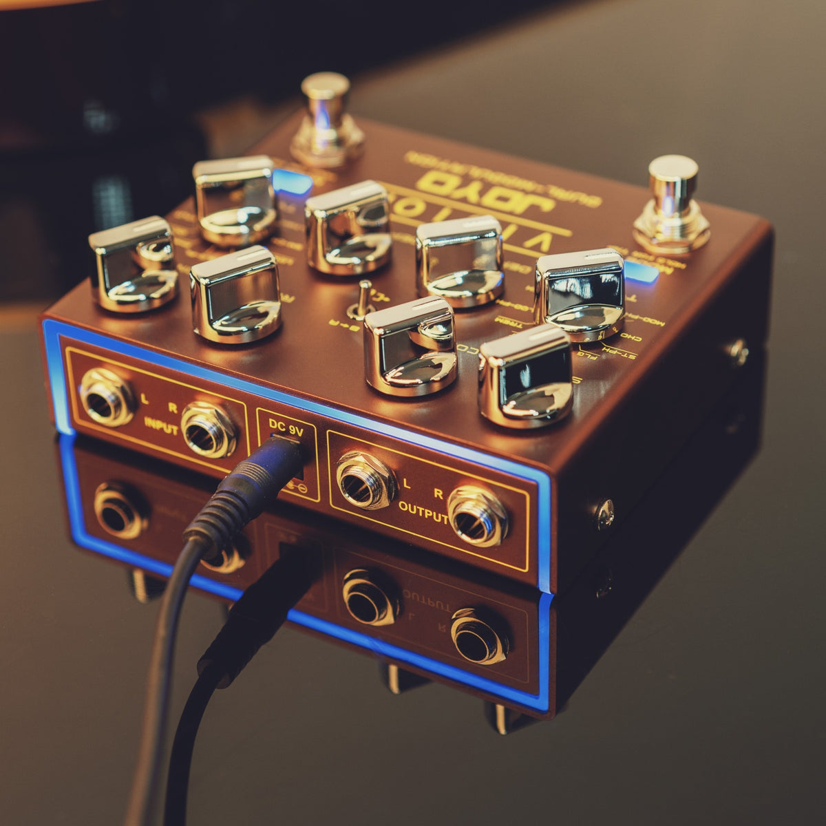 (PREORDER : EST LATE SEPT 2026) Joyo R09 "Vision" Dual Channel Modulation Effects Pedal w/ Tap Tempo