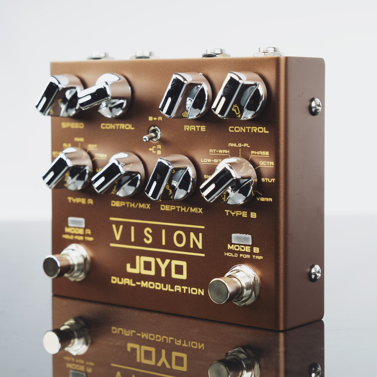 (PREORDER : EST LATE SEPT 2026) Joyo R09 "Vision" Dual Channel Modulation Effects Pedal w/ Tap Tempo