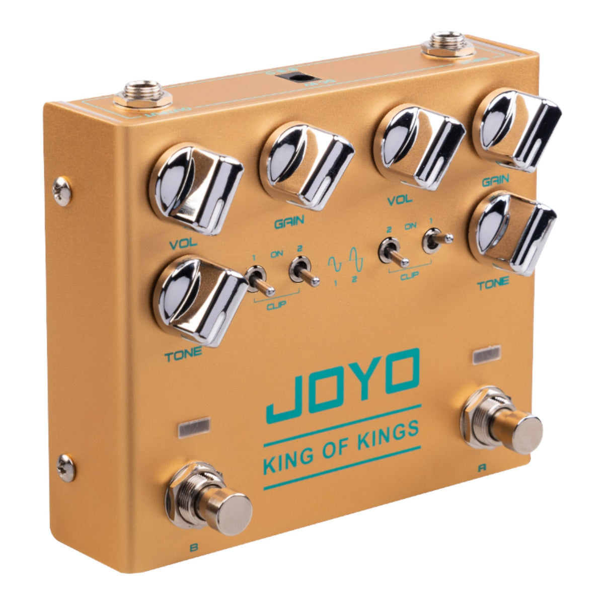 (PREORDER : EST LATE SEPT 2026) Joyo R20 "King of Kings" Dual Channel Vintage-Style Overdrive Effects Pedal w/ Diode Clipping