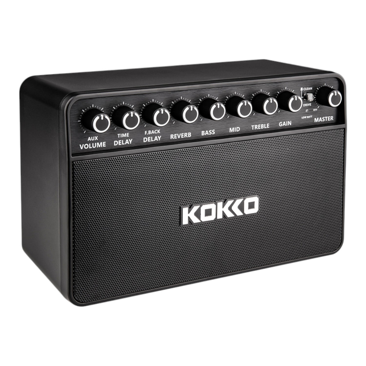 (PREORDER: MID OCT 2026) Kokko KG20 20W Portable Rechargable Modeling Electric Guitar Amplifier w/ Bluetooth & Headphone Output