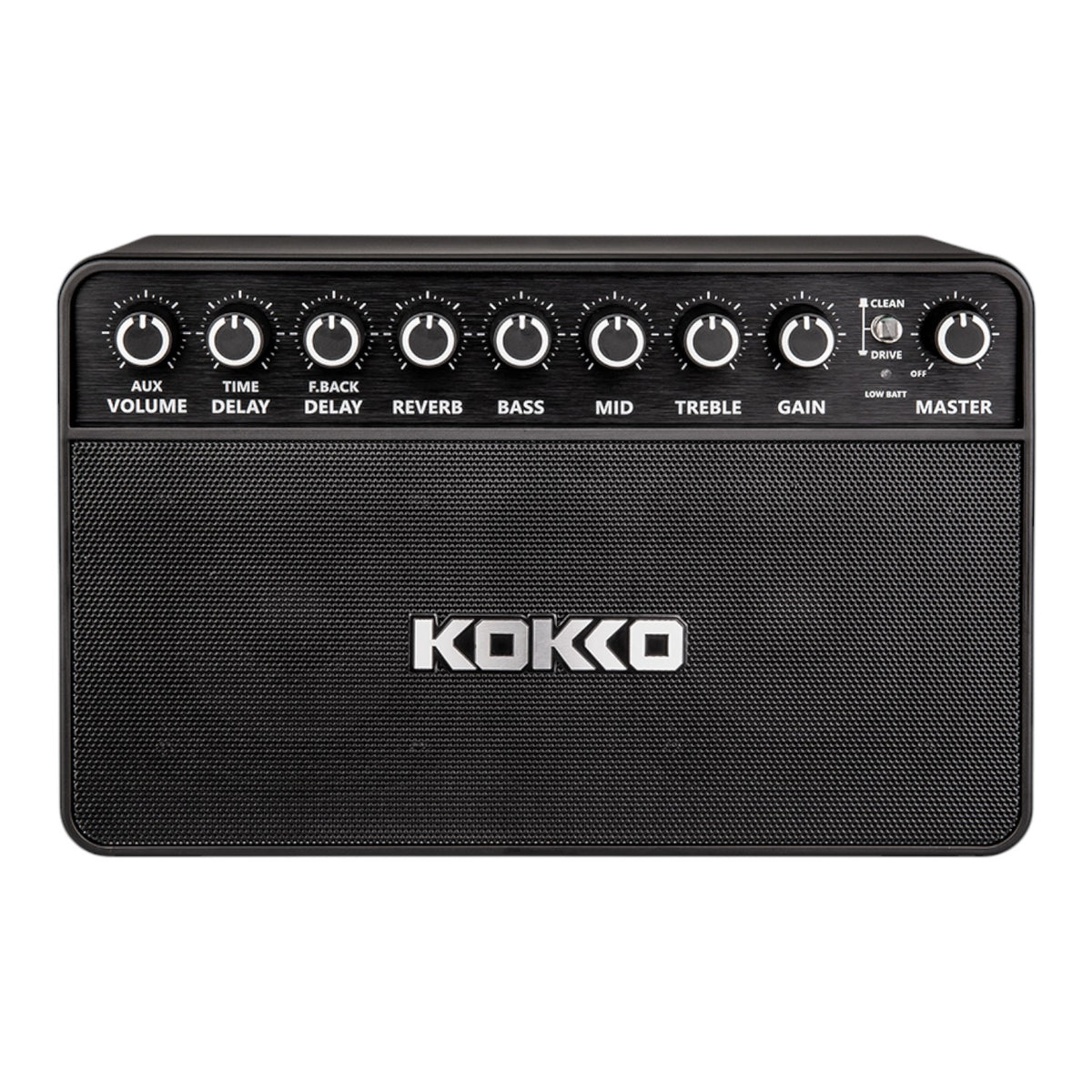 (PREORDER: MID OCT 2026) Kokko KG20 20W Portable Rechargable Modeling Electric Guitar Amplifier w/ Bluetooth & Headphone Output