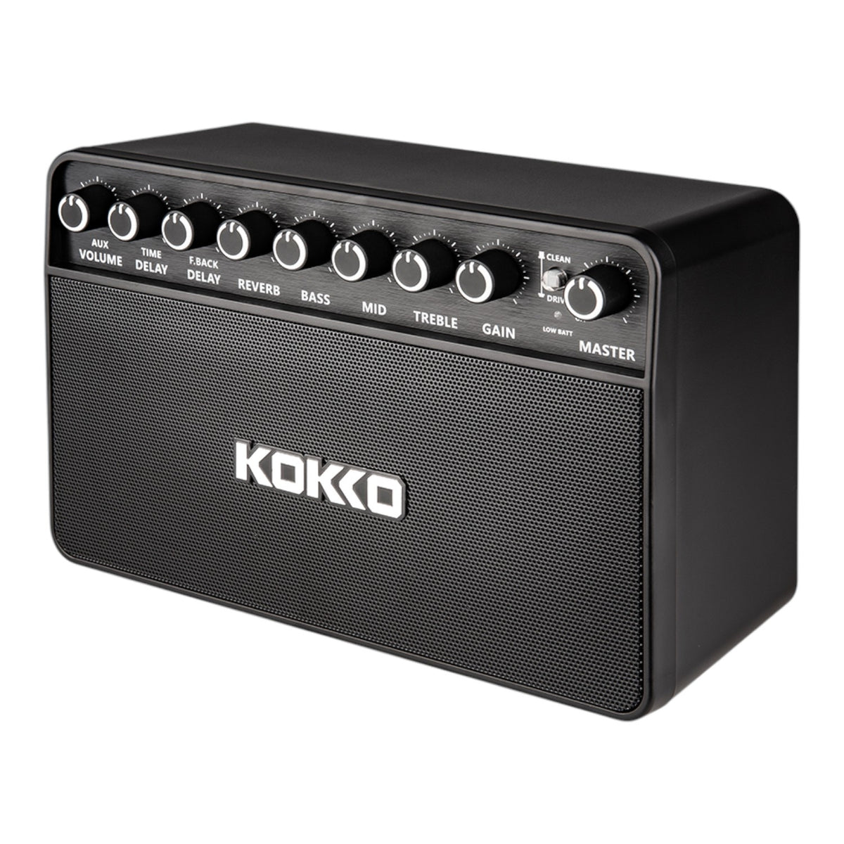 (PREORDER: MID OCT 2026) Kokko KG20 20W Portable Rechargable Modeling Electric Guitar Amplifier w/ Bluetooth & Headphone Output