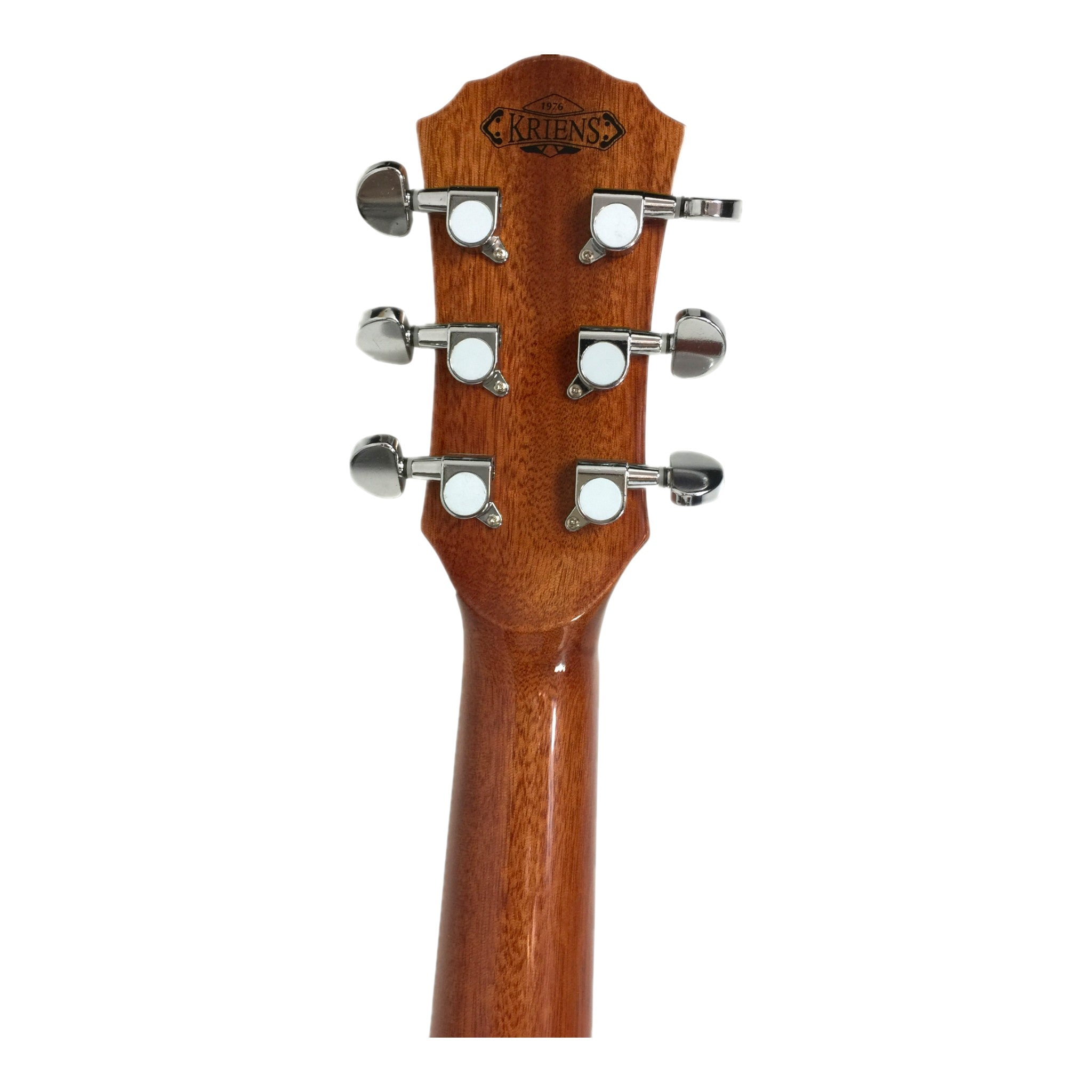 Kriens KA430CSB Flame Maple Top Built-In Fishman Pickup/Tuner OM Cutaway Acoustic Guitar - Natural