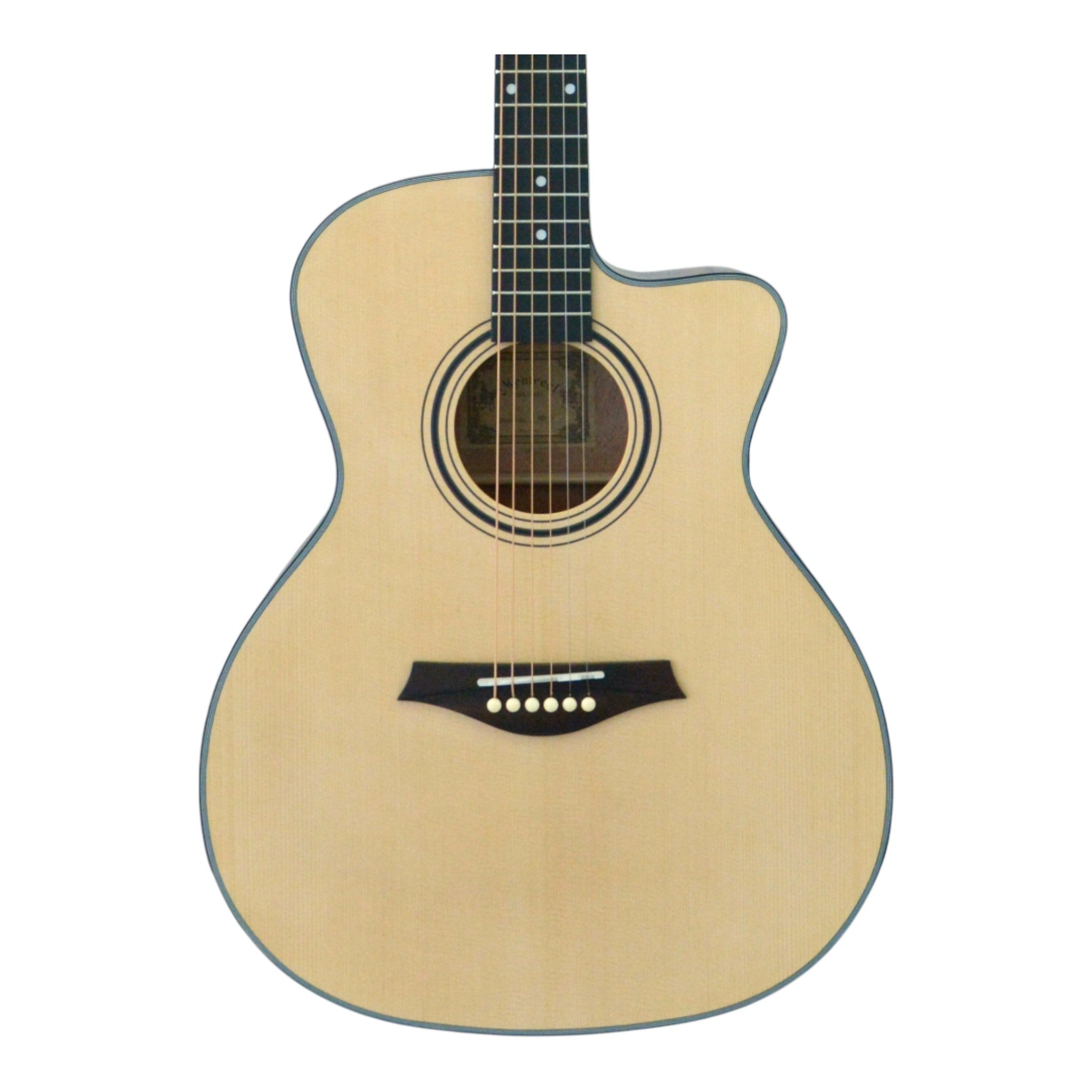 Mentreel HB6GAC 41" Spruce Top OM Cutaway Acoustic Guitar - Natural Matte