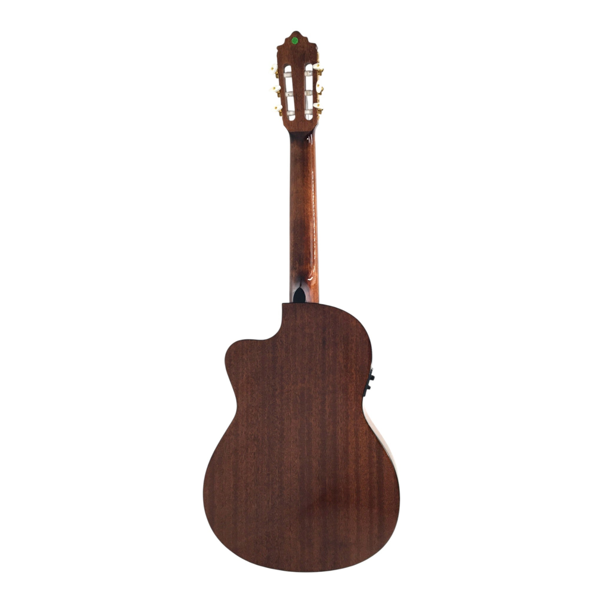 Miguel Rosales C3BCEQSM Solid Spruce Thin-Body Cutaway Built-In Pickup/Tuner Classical Guitar - Natural