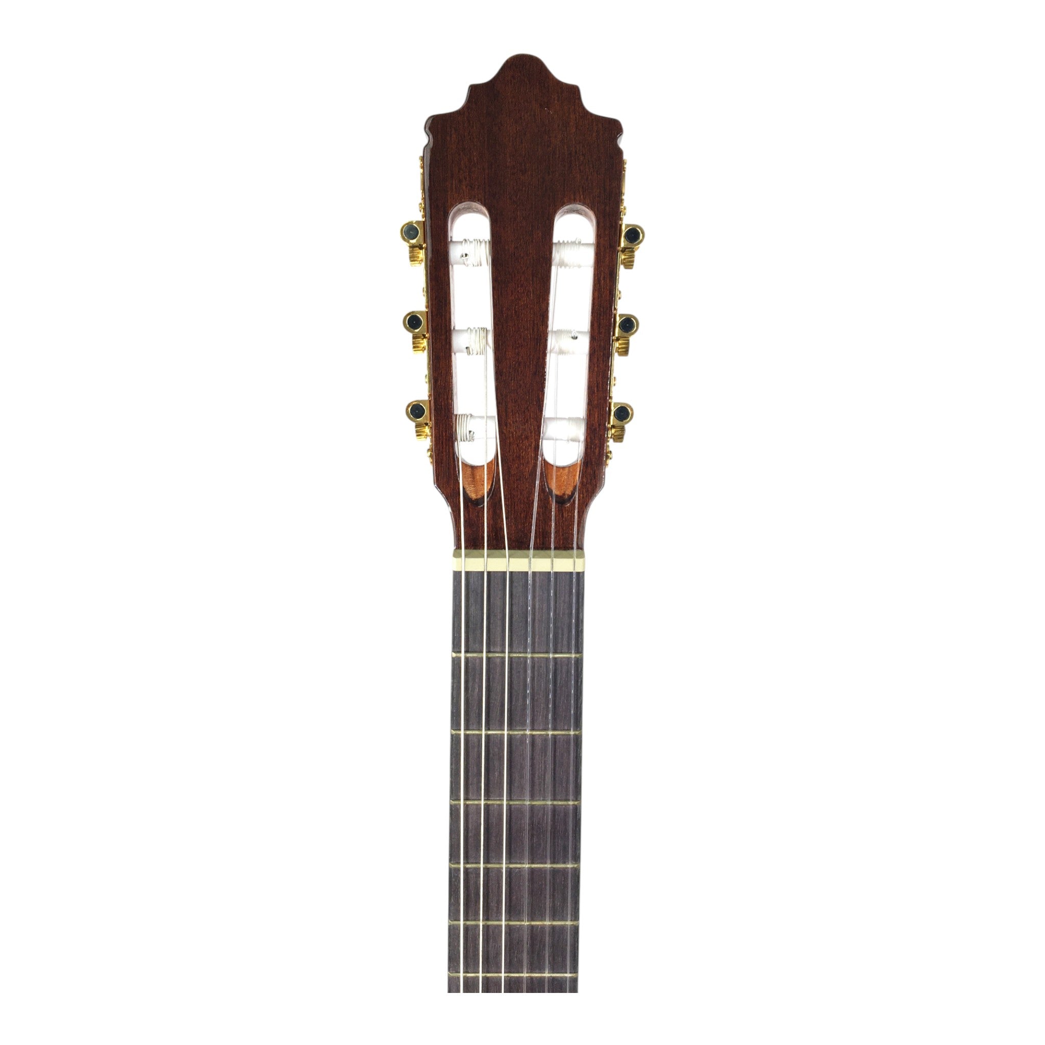 Miguel Rosales C3BCEQSM Solid Spruce Thin-Body Cutaway Built-In Pickup/Tuner Classical Guitar - Natural