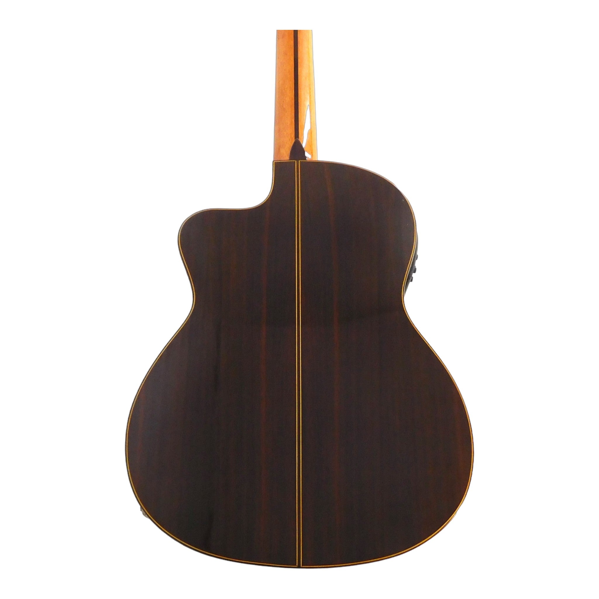 Miguel Rosales HS20CEQN Solid Cedar Cutaway Built-In Pickup/Tuner Classical Guitar - Natural
