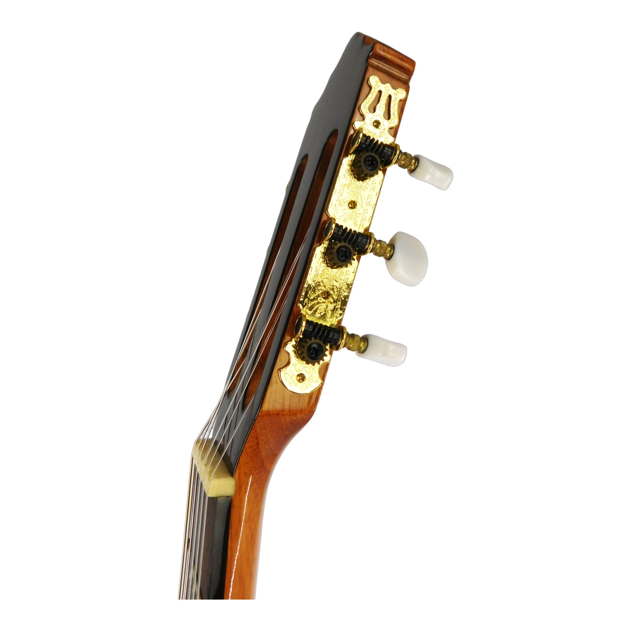 Miguel Rosales HS20CEQN Solid Cedar Cutaway Built-In Pickup/Tuner Classical Guitar - Natural