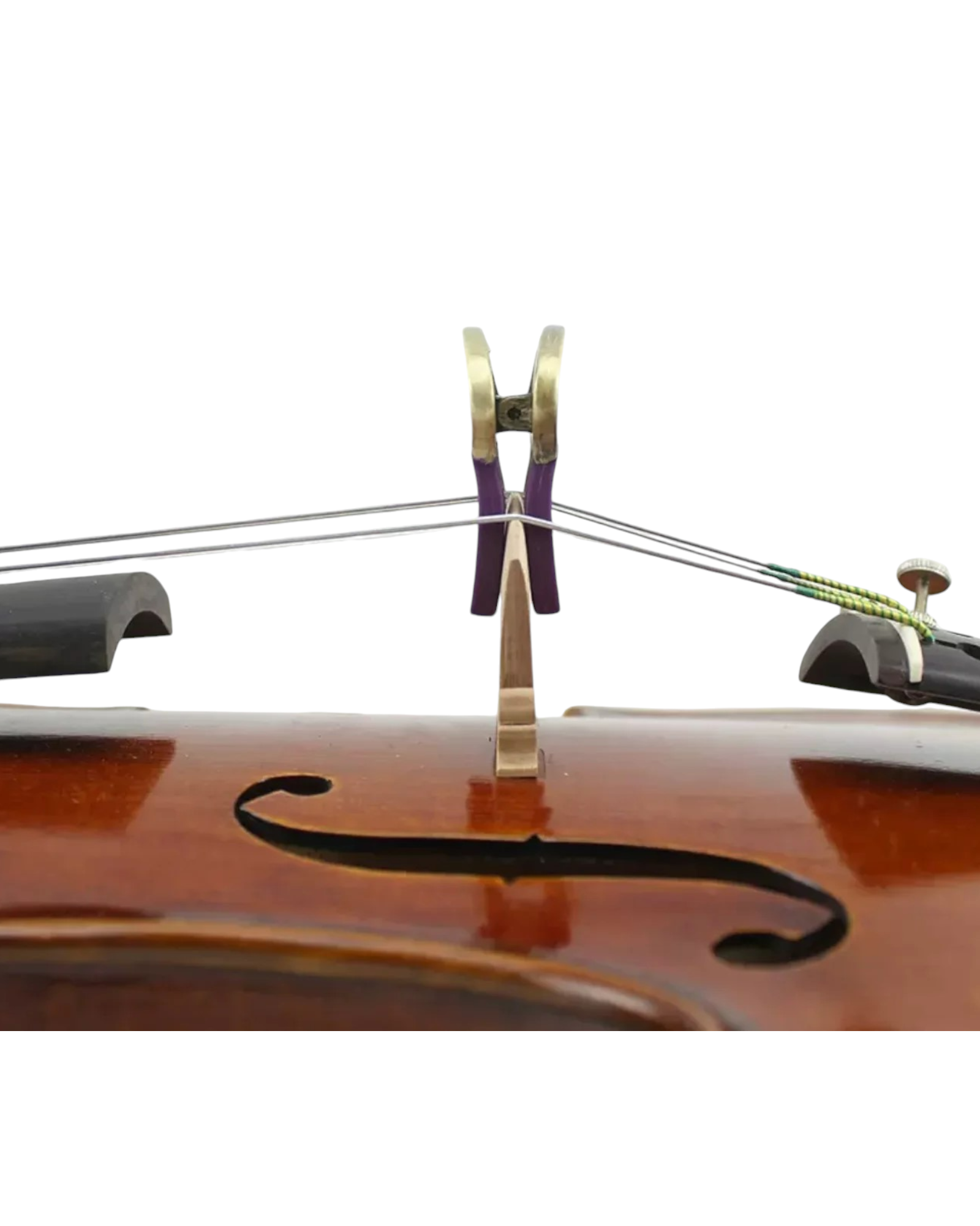 Kapaier Clip-On Brass Violin Mute for 1/10 to 1/4 Size - NO290