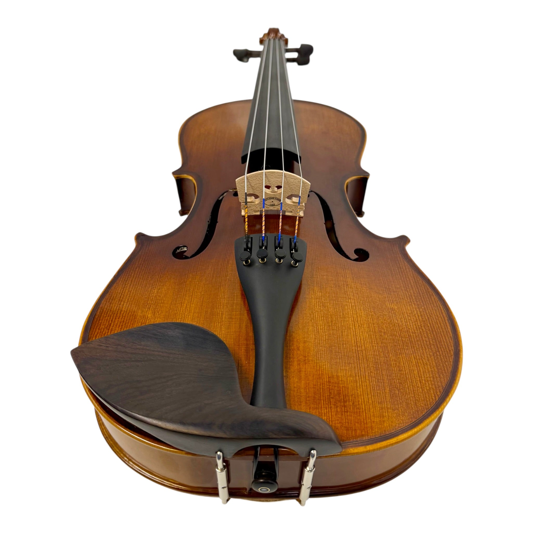 Symphony GA25 "Professional Series" 15-inch Solid Spruce Viola Outfit in Antique Brown with Foam Case & Accessories